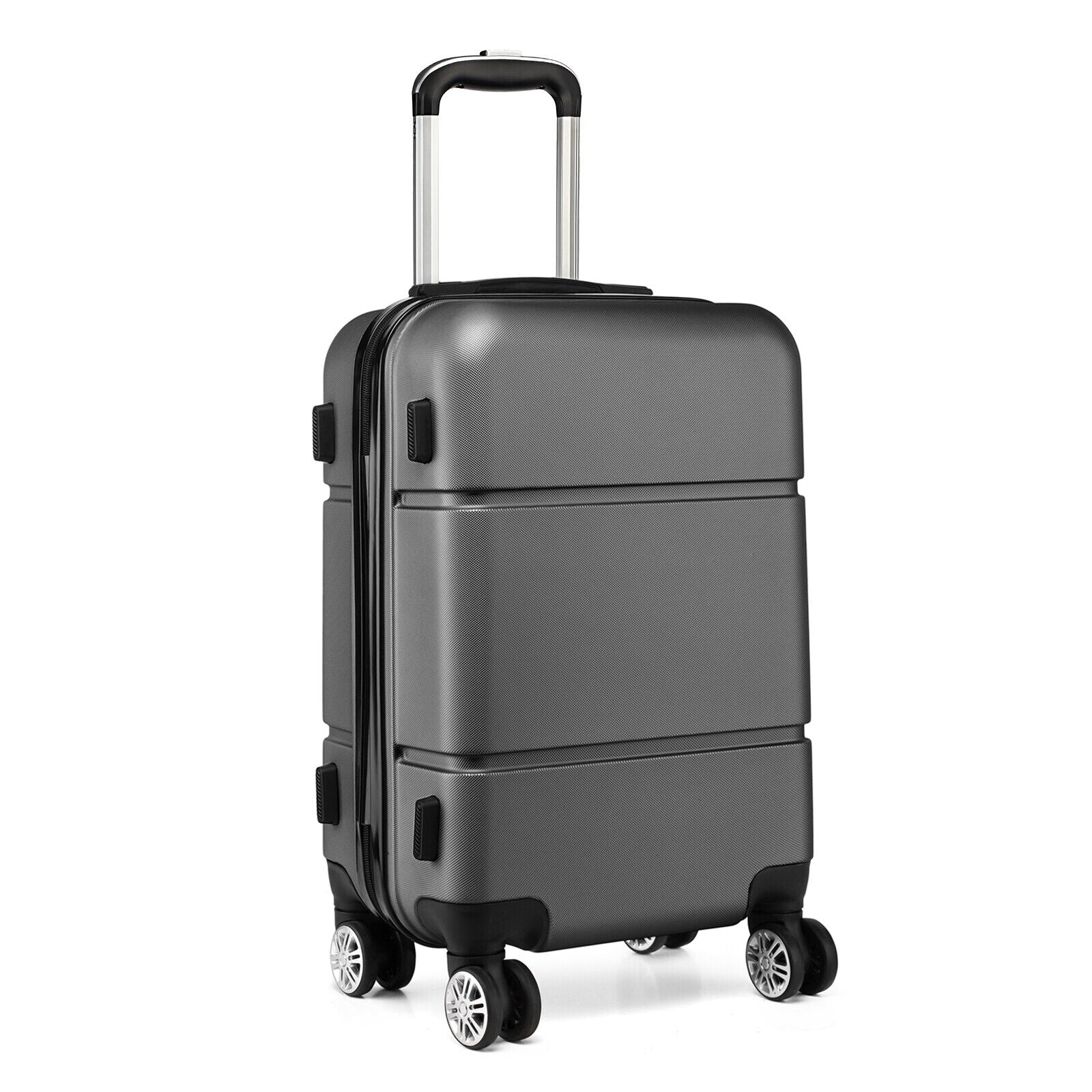 20 Inch Small Cabin Luggage Hard Shell Travel Suitcase Spinner 4 Wheels Case