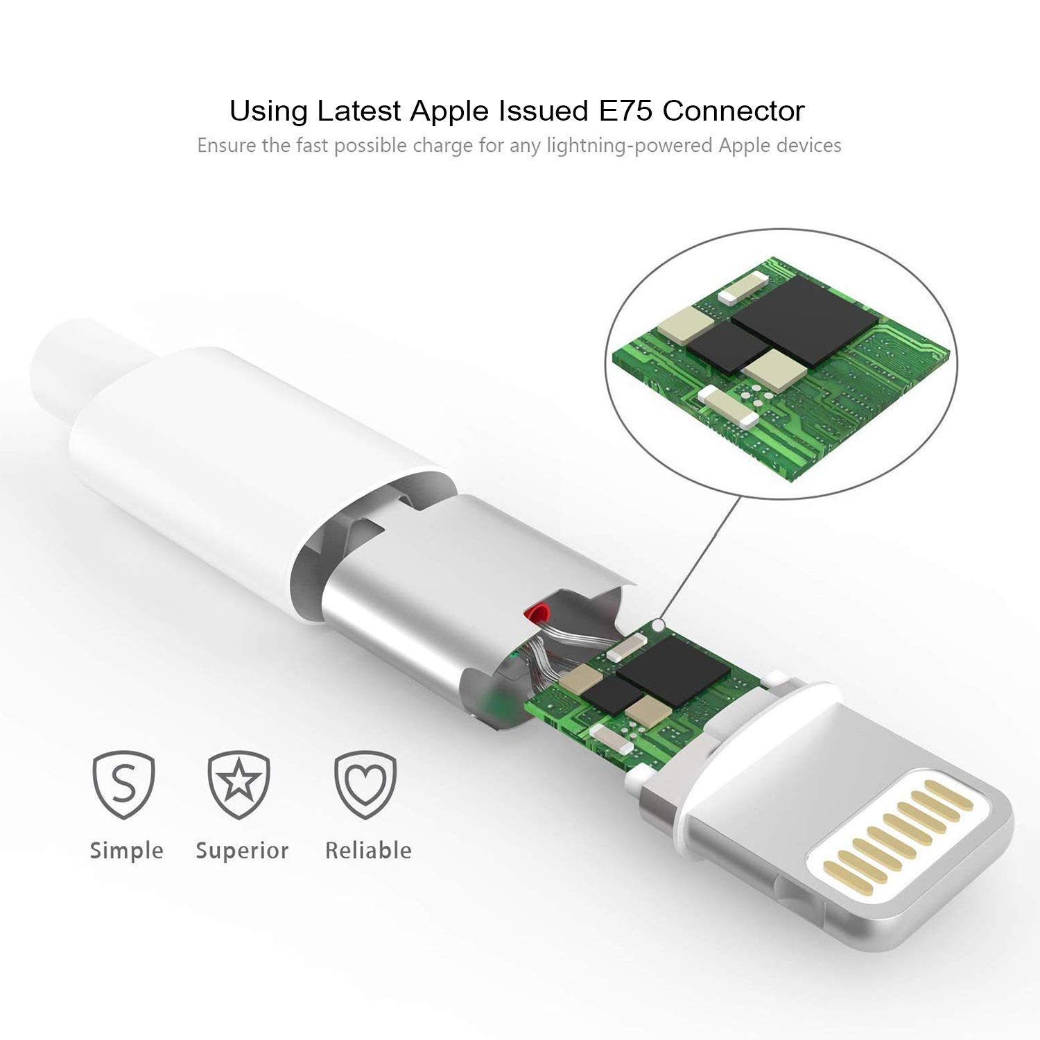 USB iPhone Charger Fast For Apple Long Cable USB Lead 6 7 8 X XS XR 11 12 13 Pro