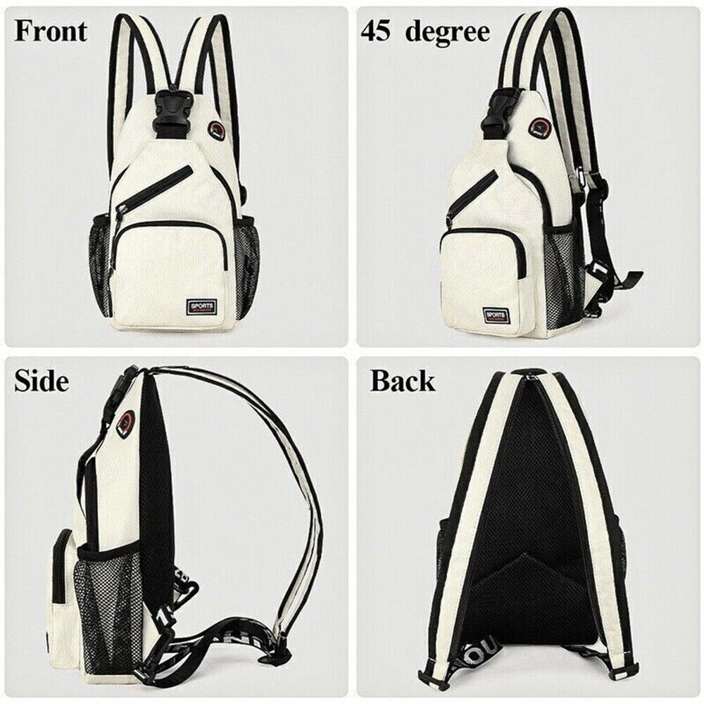 Men Small Chest Bag Pack Travel Sport Shoulder Sling Backpack Cross Body Outdoor