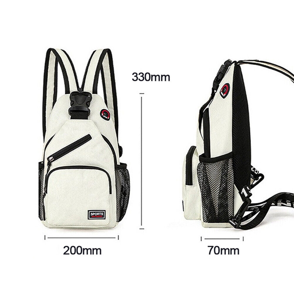 Men Small Chest Bag Pack Travel Sport Shoulder Sling Backpack Cross Body Outdoor