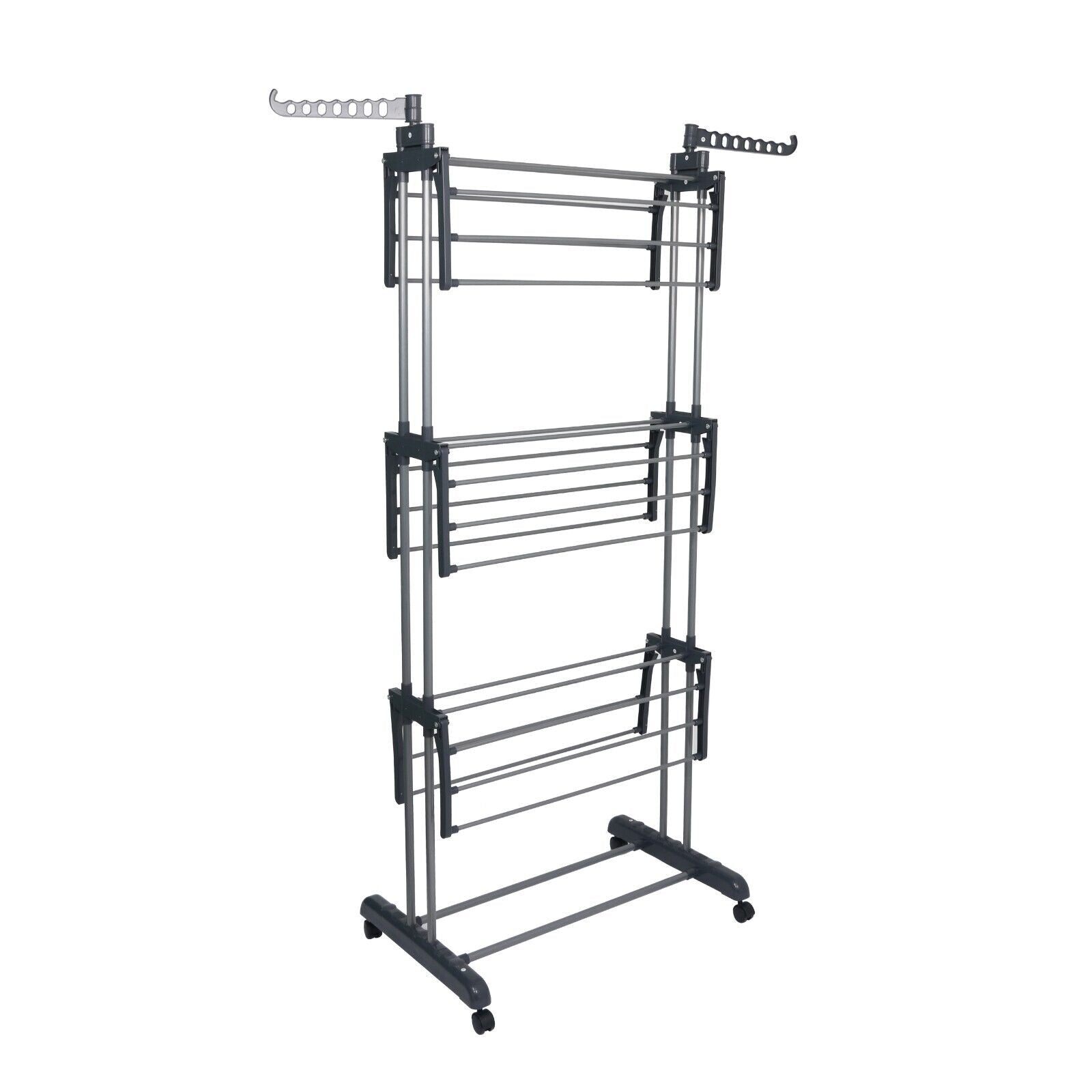 4 Tier Foldable Clothes Airer Rack Indoor Outdoor Dryer Laundry Dry Rail Hanger