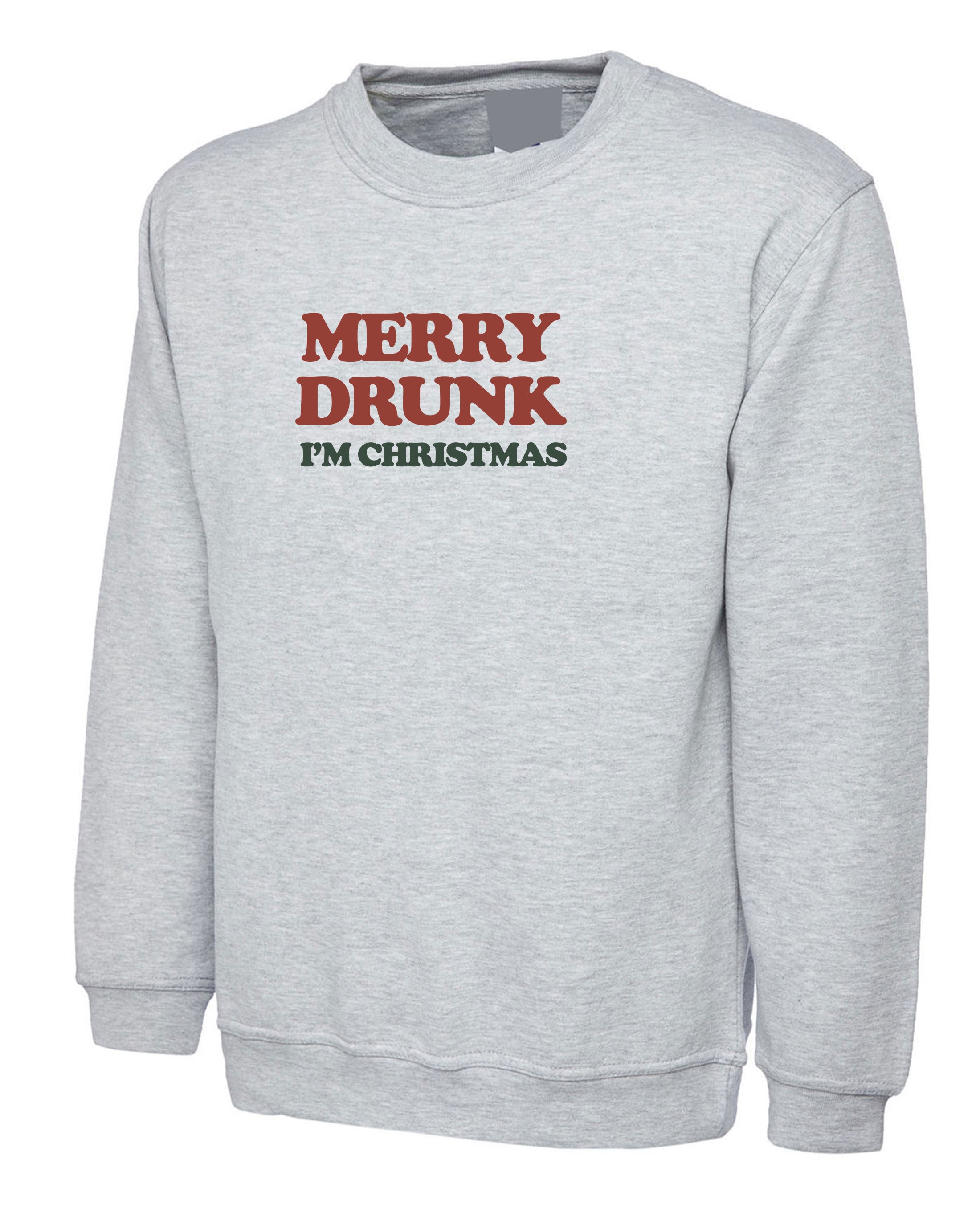 Merry Drunk I'm Christmas Sweatshirt