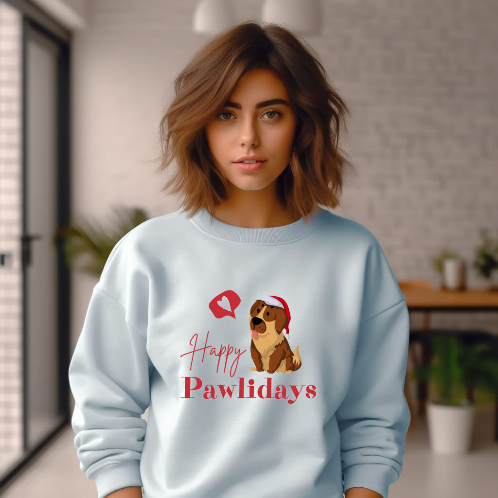 Happy Pawlidays Christmas Sweatshirt