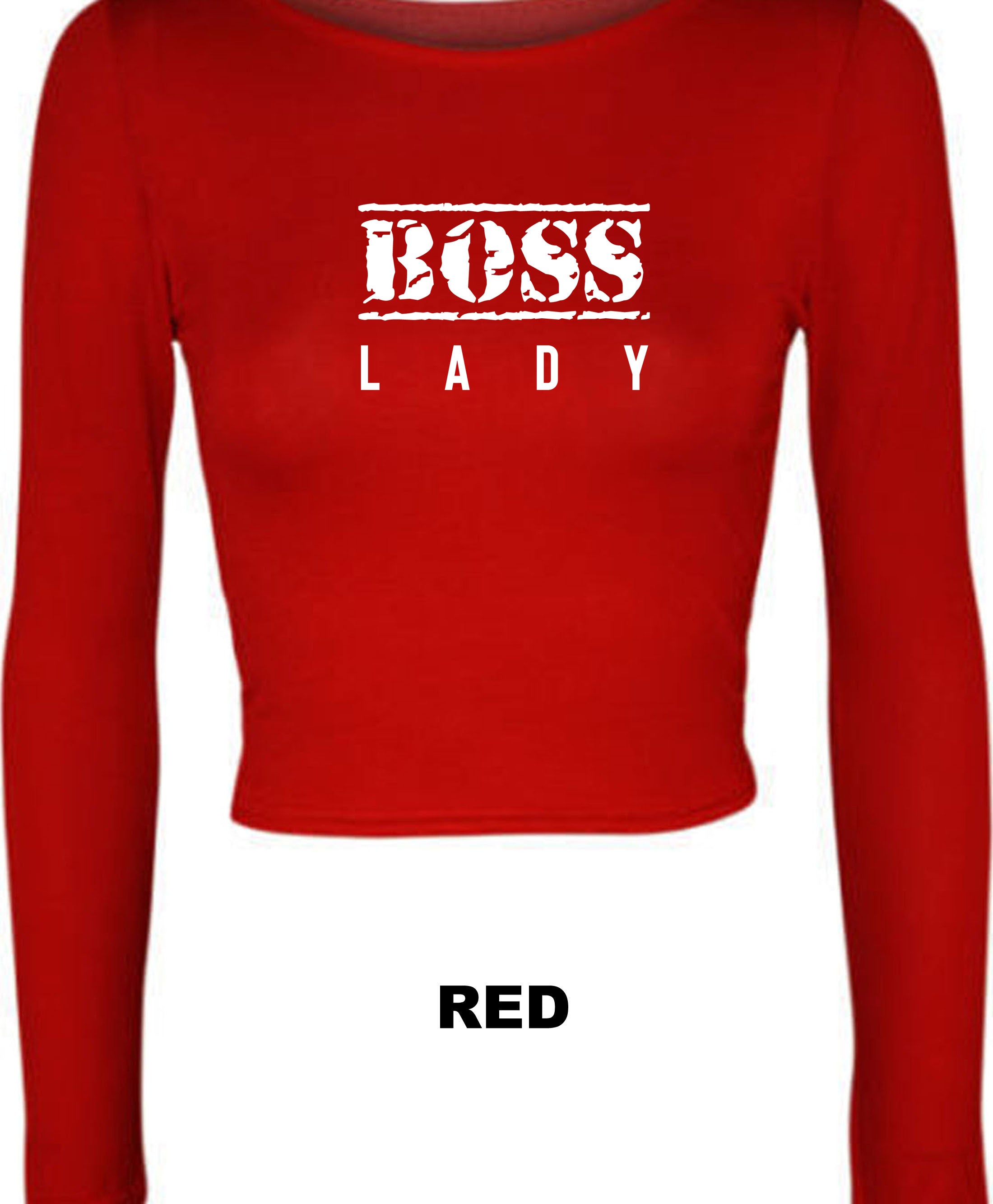 Boss Lady Crop Top