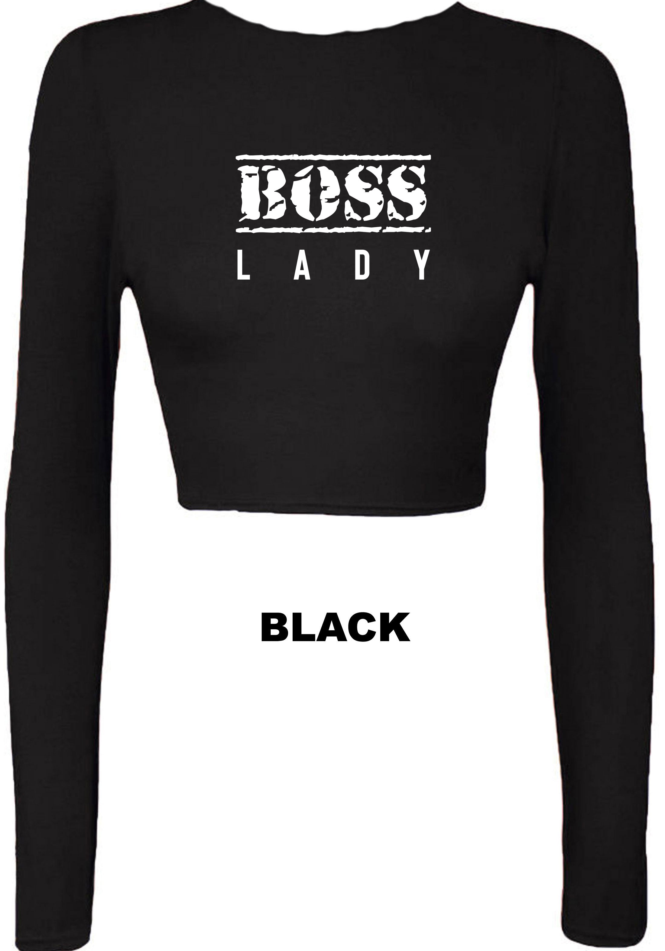 Boss Lady Crop Top