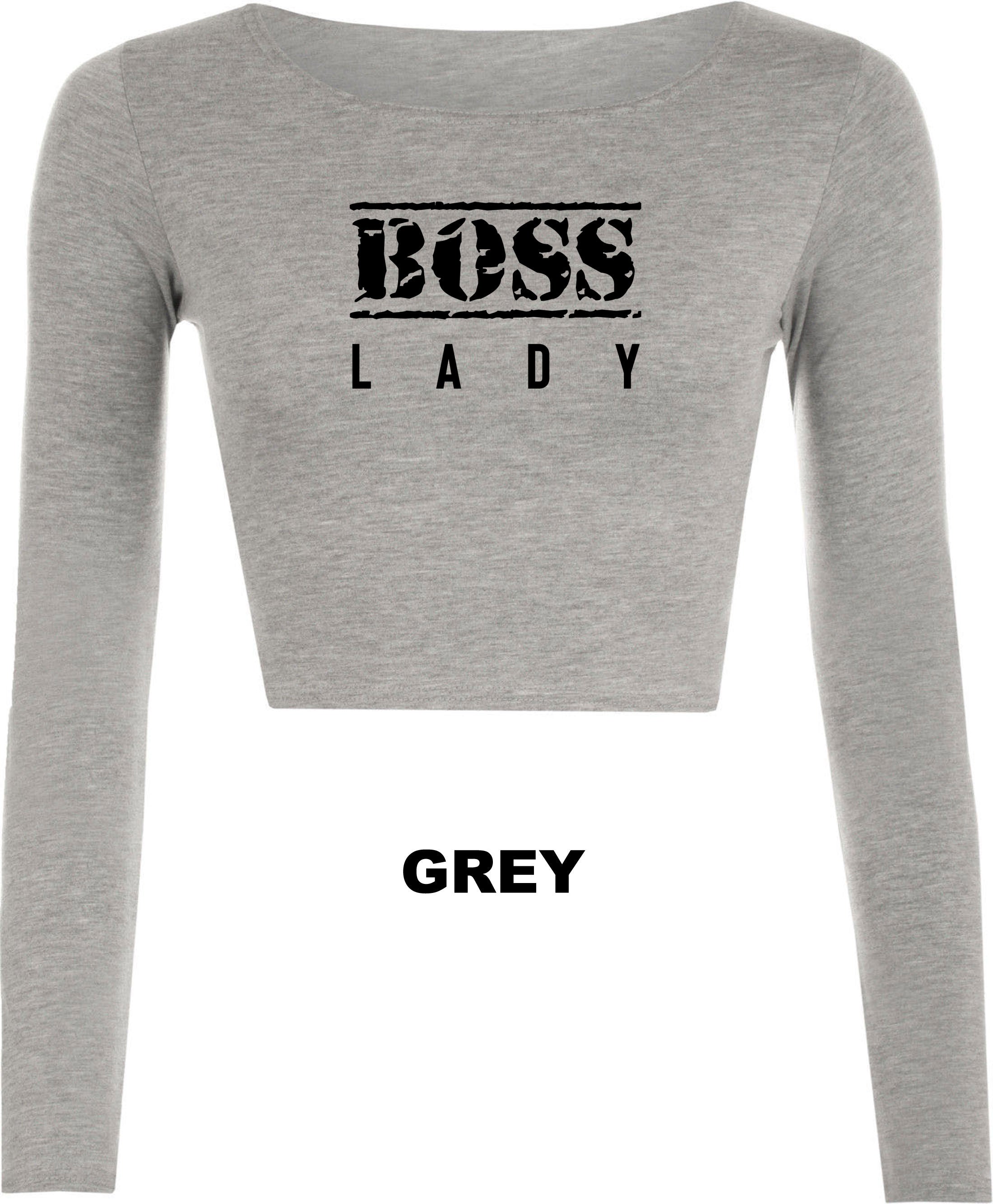 Boss Lady Crop Top