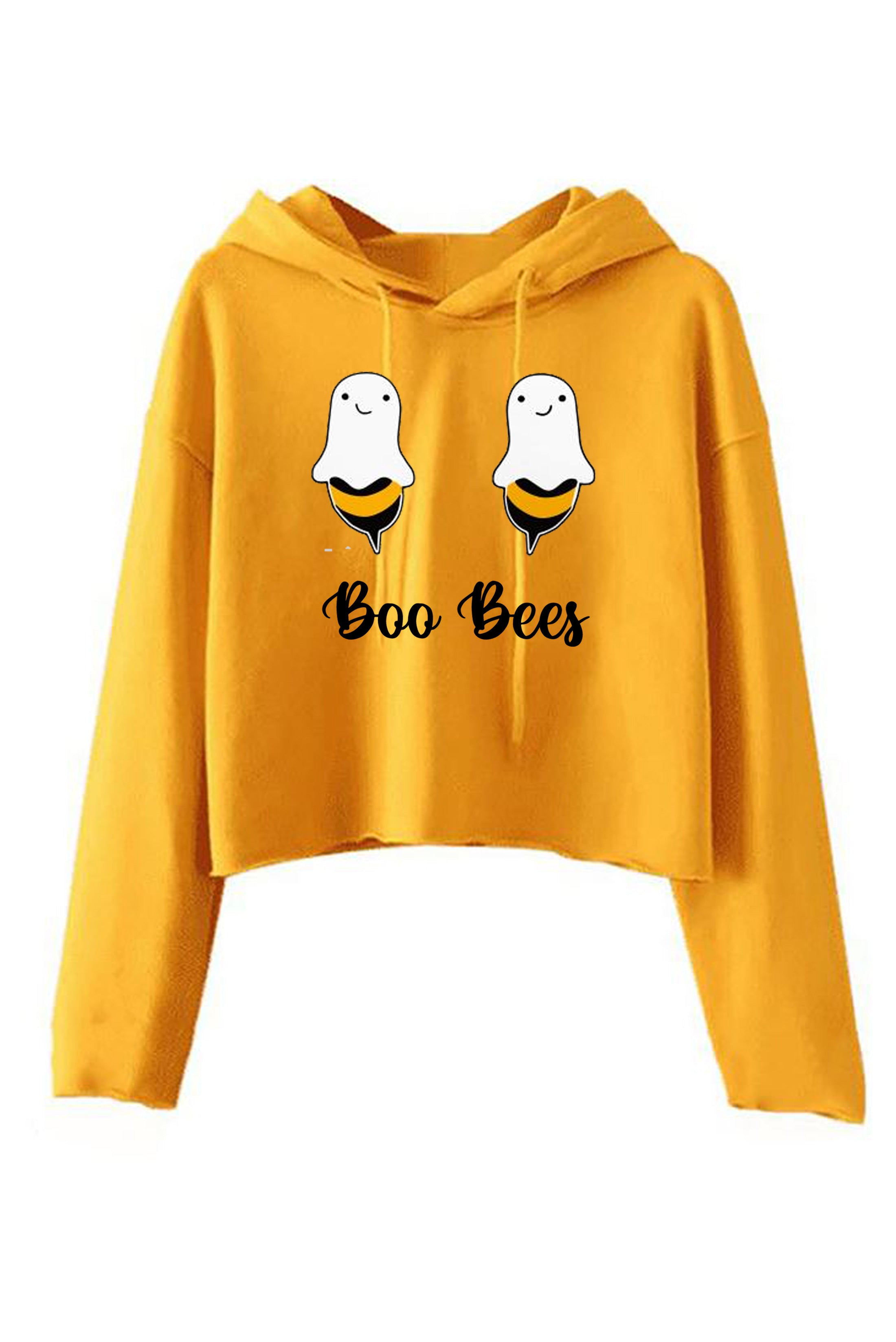 Boo Bees Crop Top Hoodie