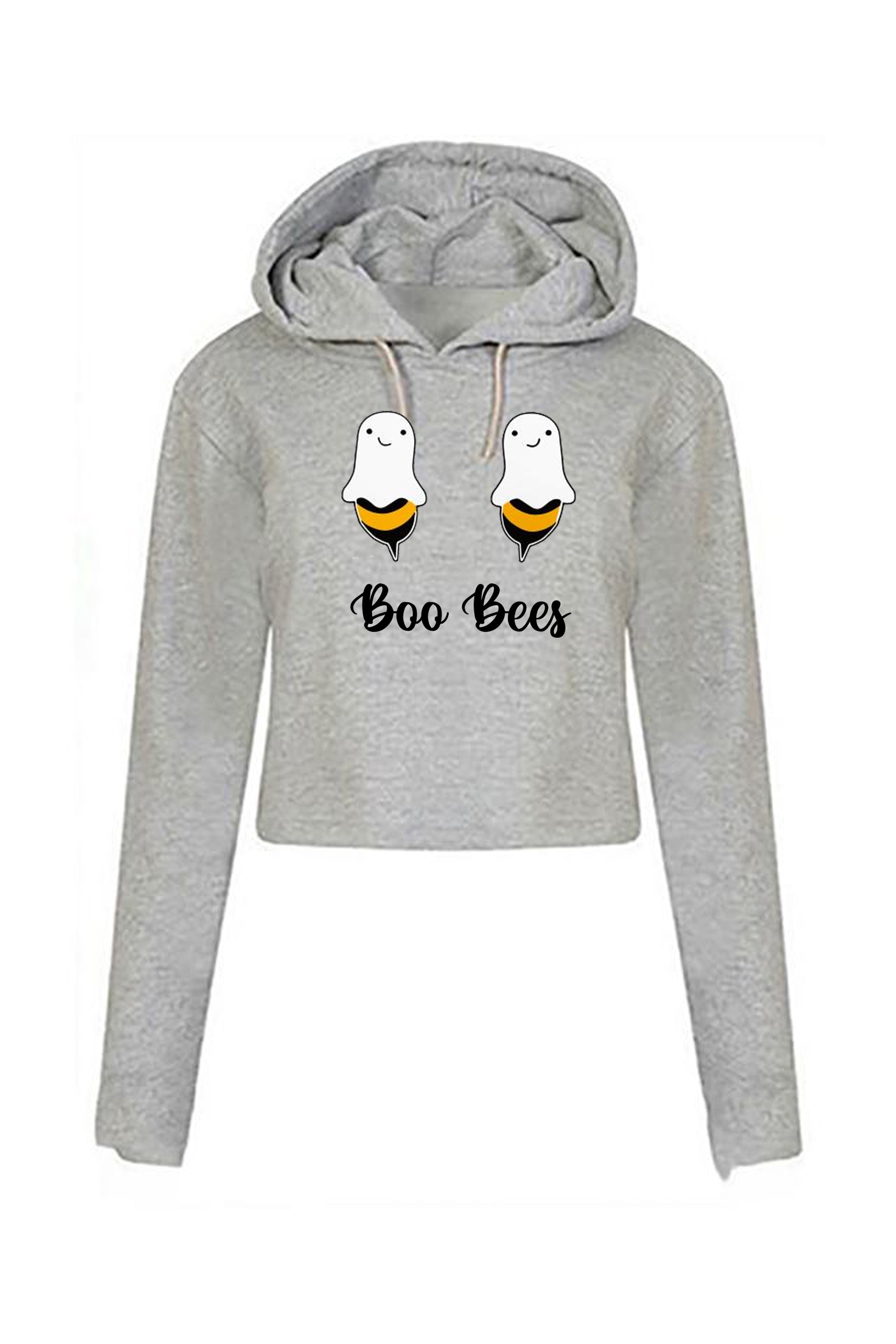 Boo Bees Crop Top Hoodie