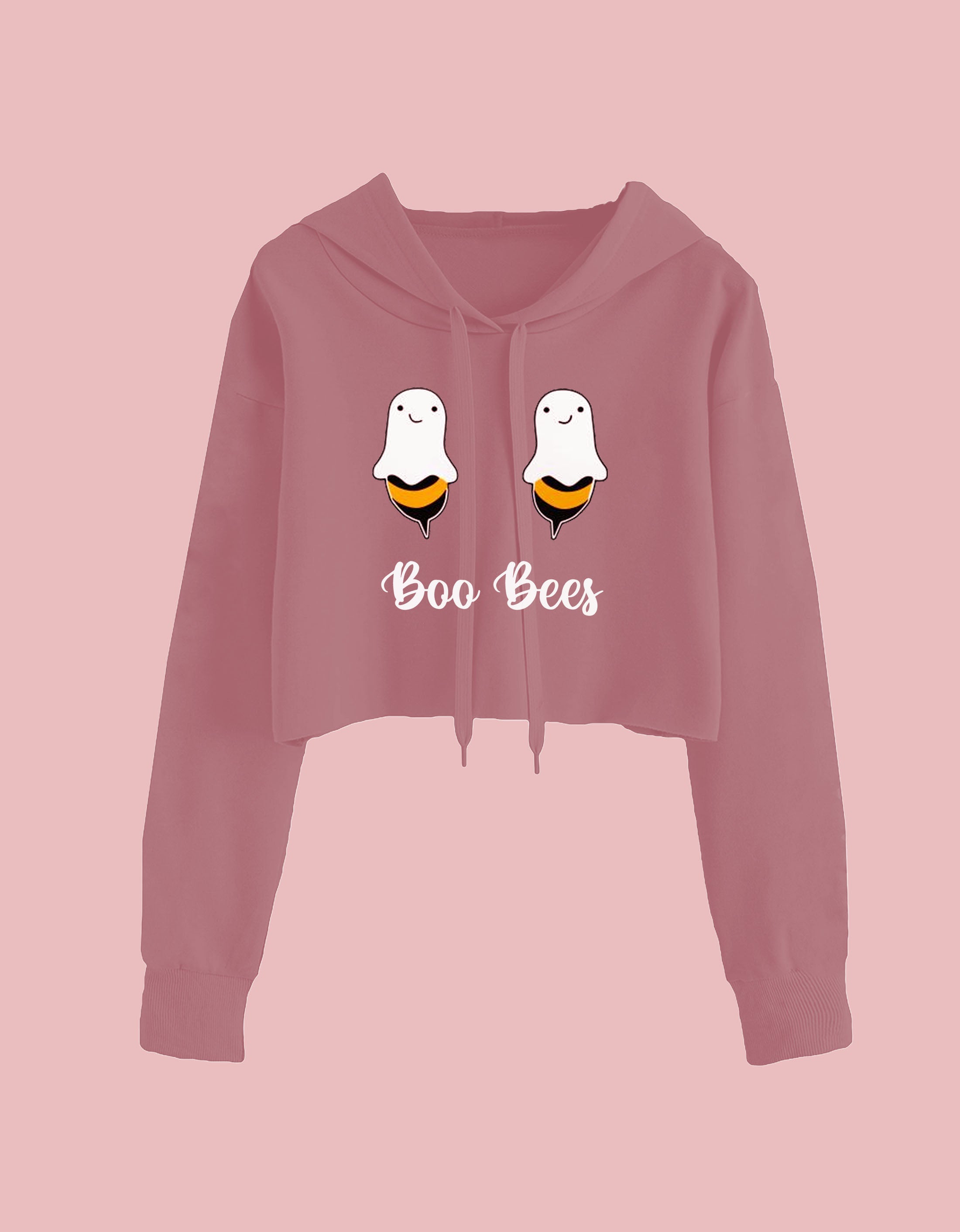 Boo Bees Crop Top Hoodie