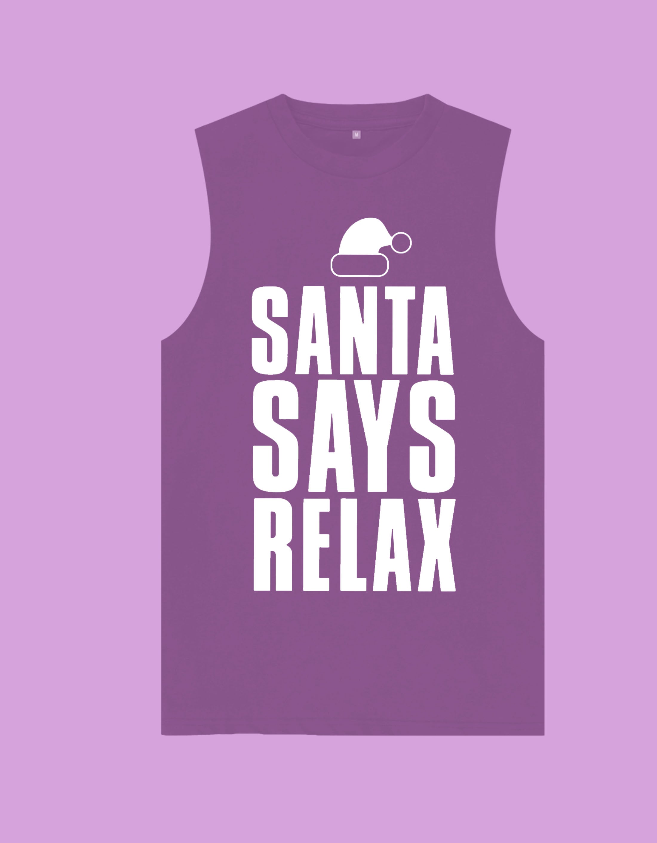 Santa says Relax Vest for Gym