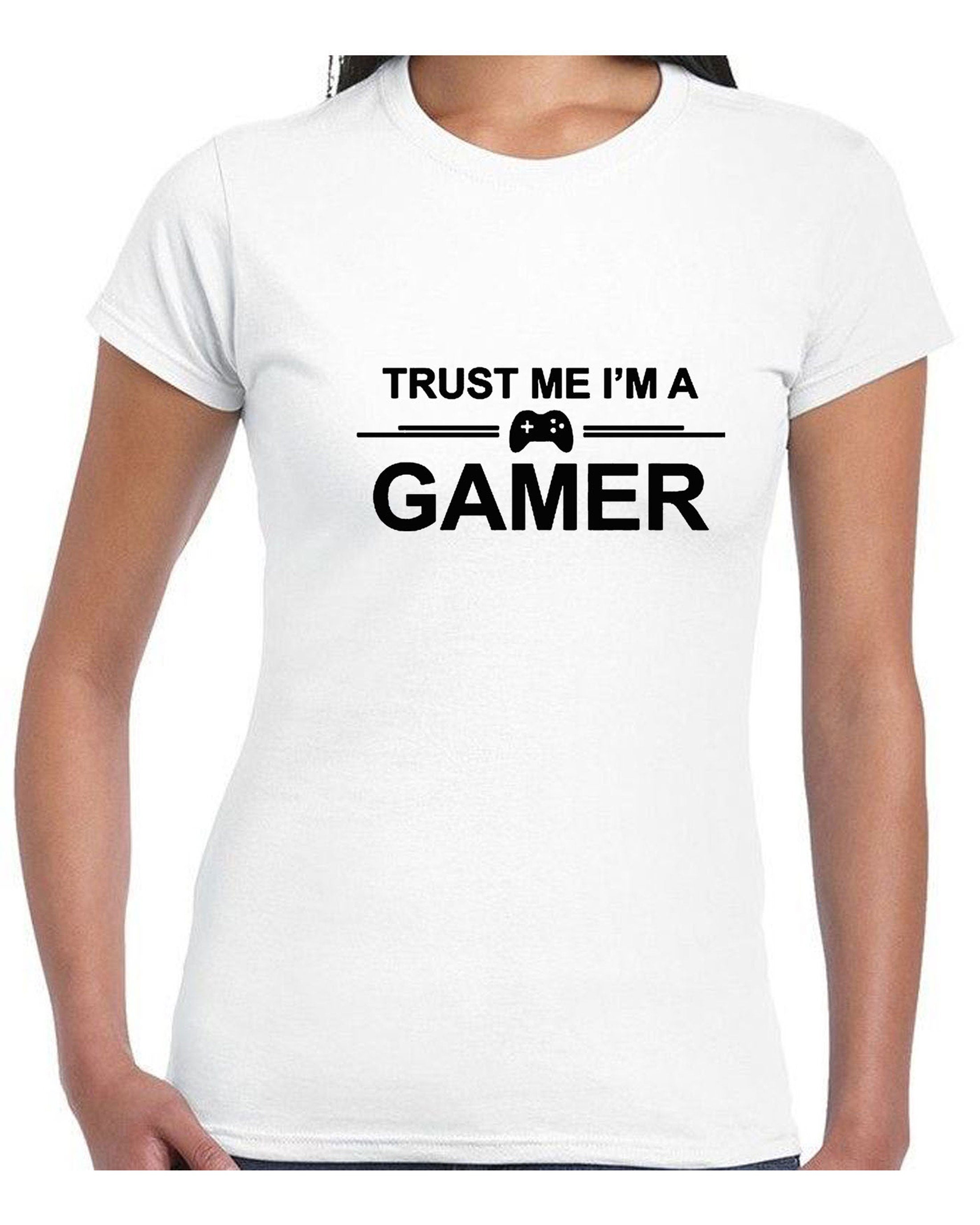 Trust me I'm a Gamer Tee Shirt Tshirt T-shirt Gift for Game Lovers play station PS Video Games Mens Ladies birthday christmas gift