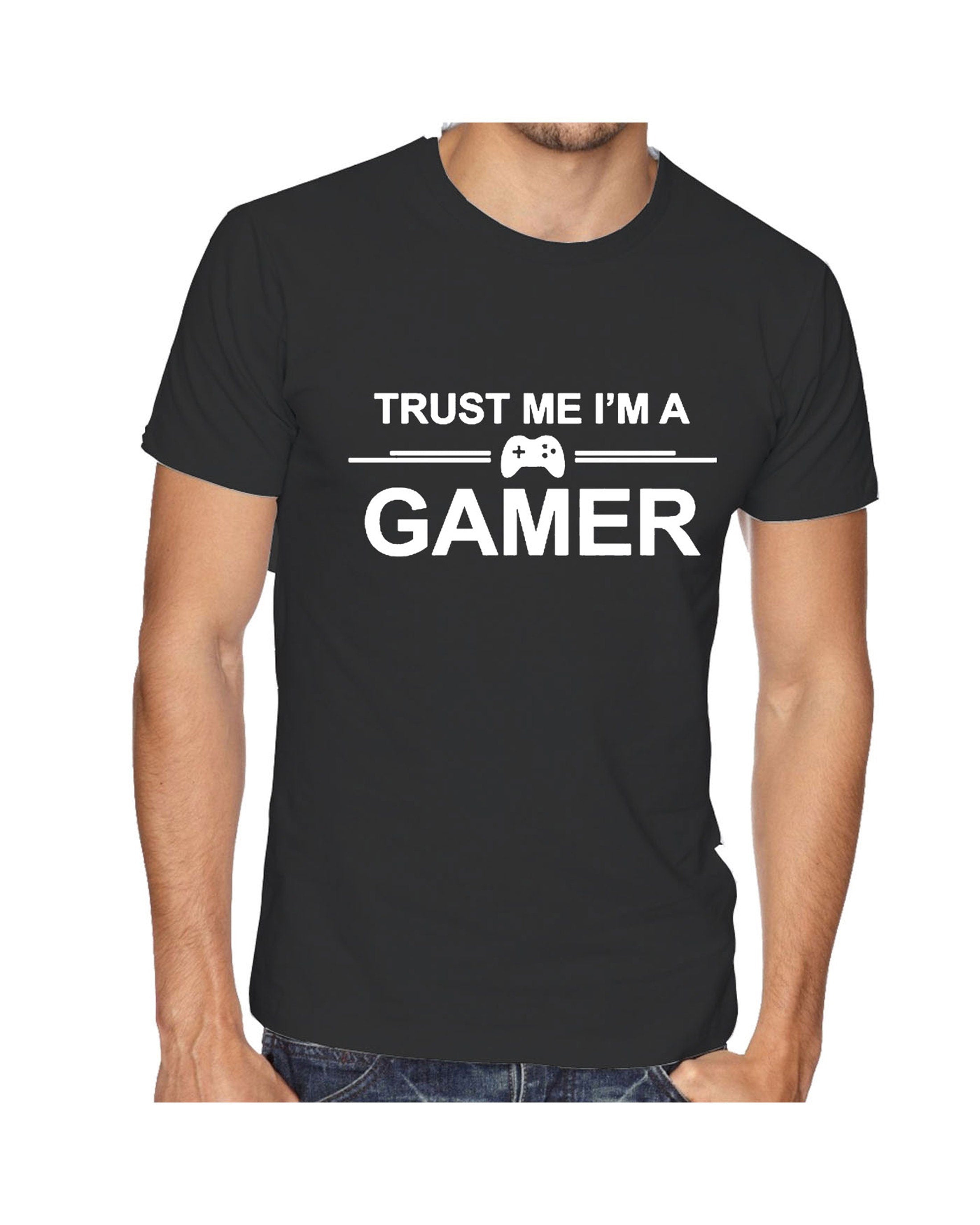 Trust me I'm a Gamer Tee Shirt Tshirt T-shirt Gift for Game Lovers play station PS Video Games Mens Ladies birthday christmas gift