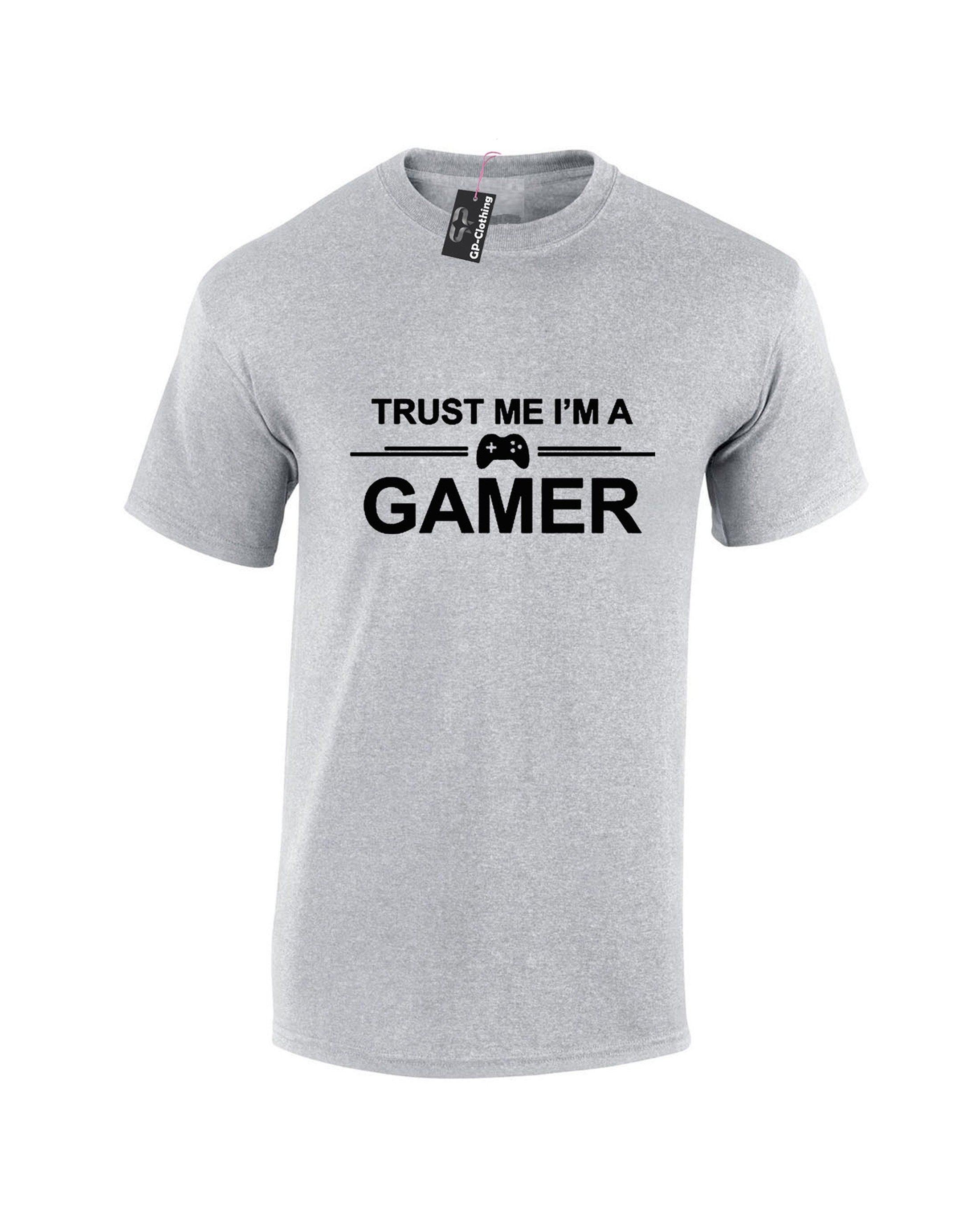 Trust me I'm a Gamer Tee Shirt Tshirt T-shirt Gift for Game Lovers play station PS Video Games Mens Ladies birthday christmas gift