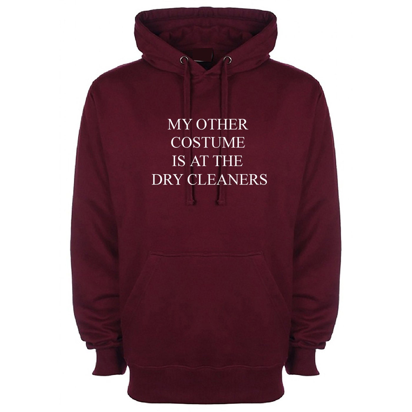 My Other Costume Is at the dry cleaners Hoodie Hoody Hood Hooded Funny Outfit Unisex Gift trending Joke Unisex Ladies Womens Mens