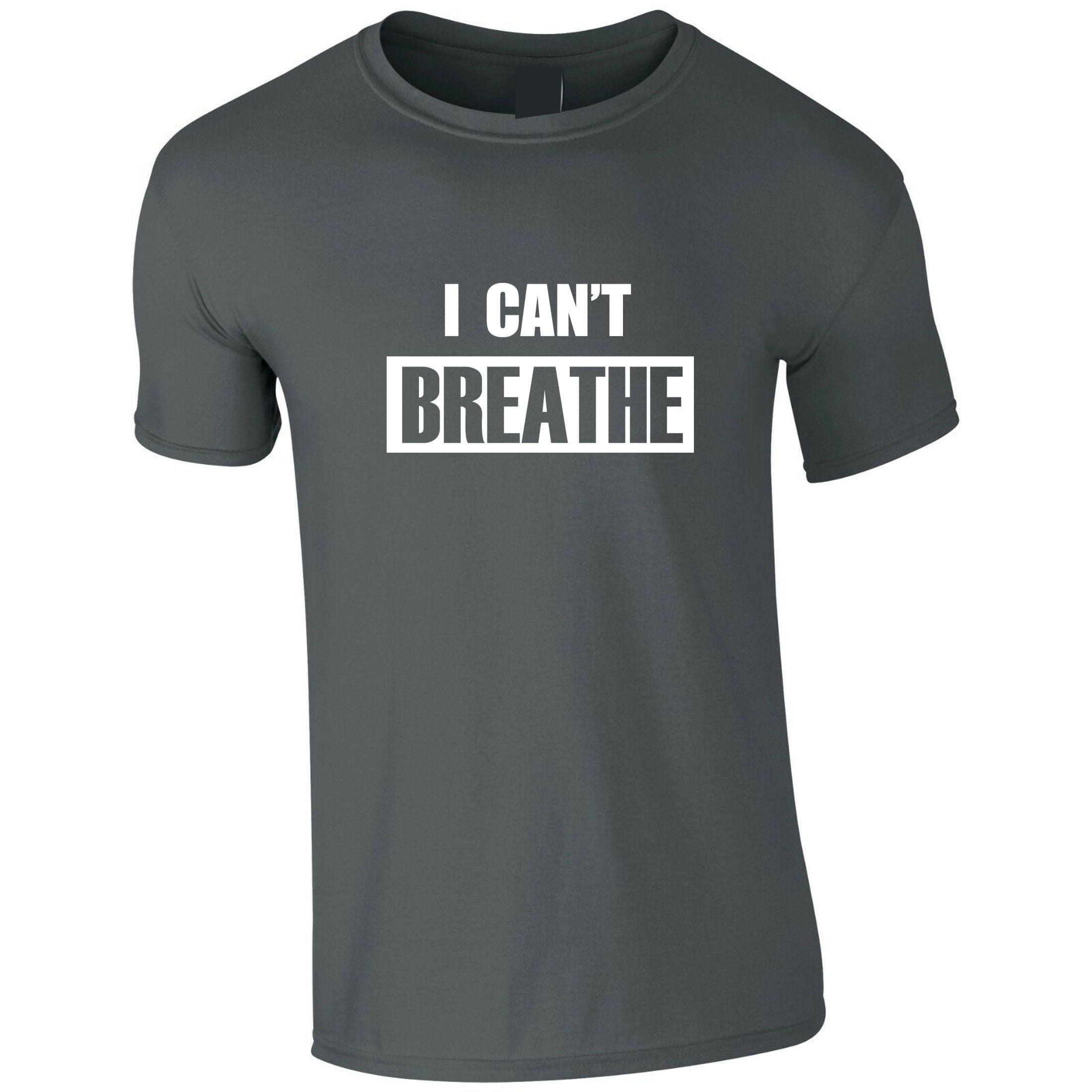 I can't Breathe T-shirt T Shirt Tshirt Tee Shirt for Adults Support Equality Racial Equality Say no to Racism Unisex Black Lives Matter