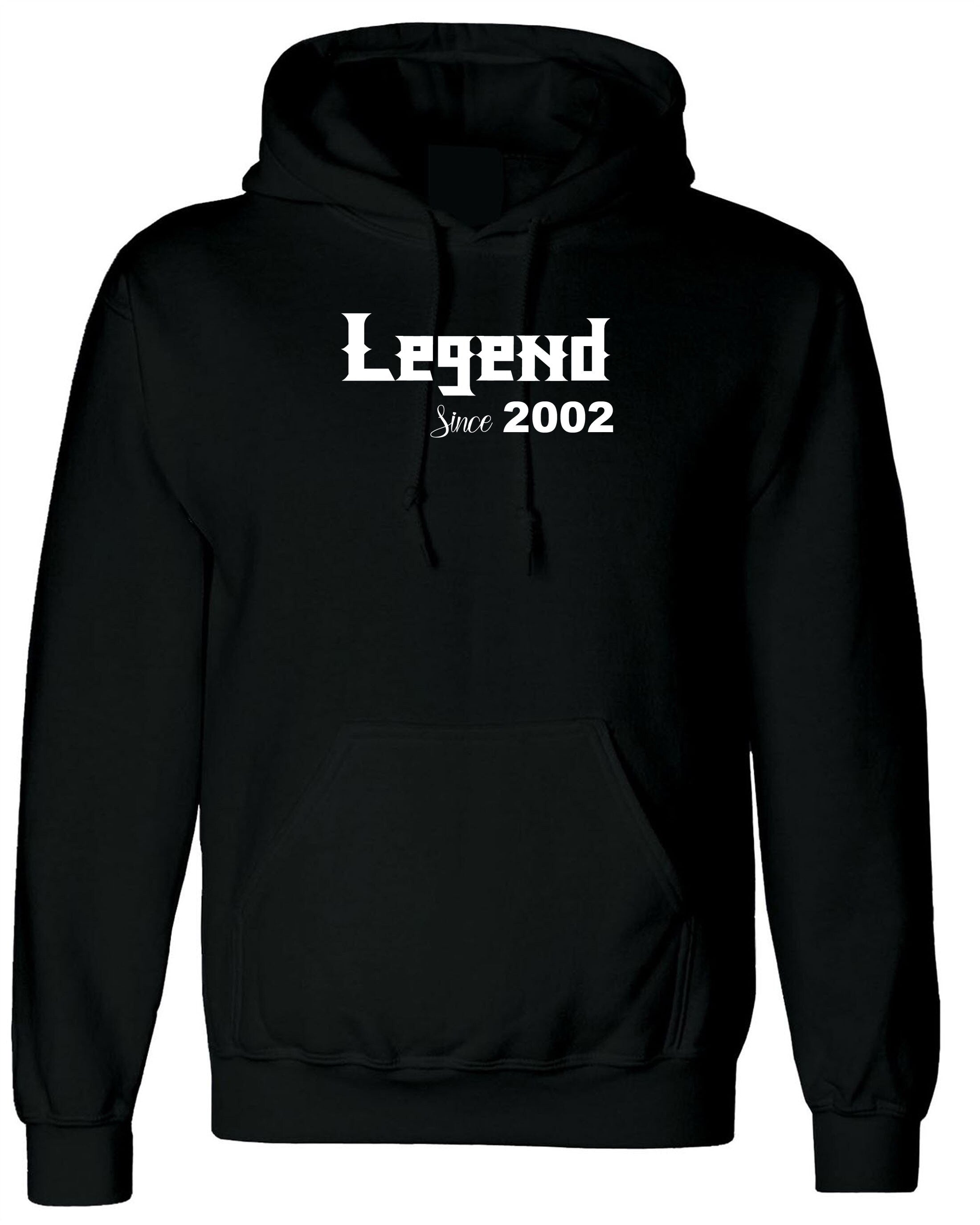 Legend since custom date customized personalized birthday gift mens unisex womens Hoodie Hoody Hood Hooded ladies Funny Joke Xmas