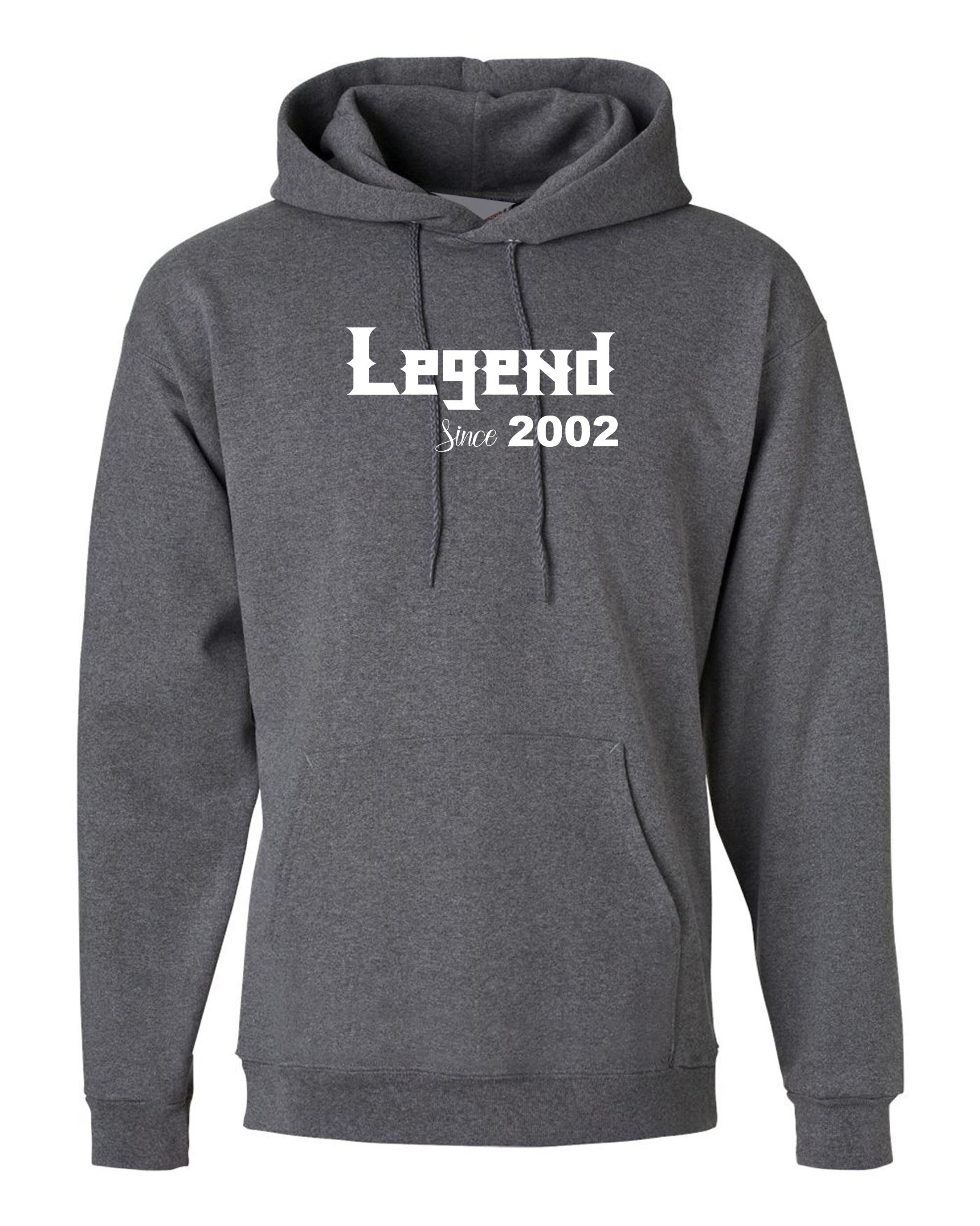 Legend since custom date customized personalized birthday gift mens unisex womens Hoodie Hoody Hood Hooded ladies Funny Joke Xmas