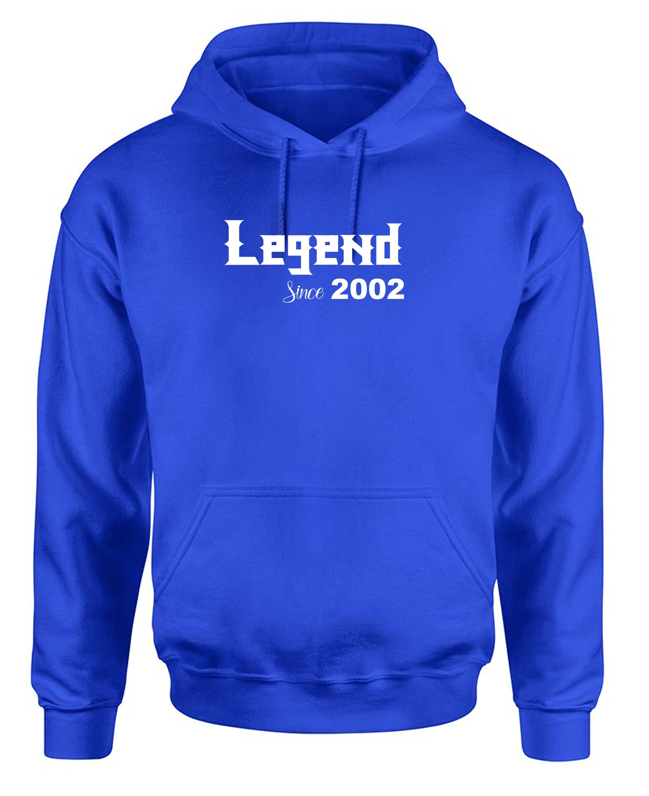 Legend since custom date customized personalized birthday gift mens unisex womens Hoodie Hoody Hood Hooded ladies Funny Joke Xmas