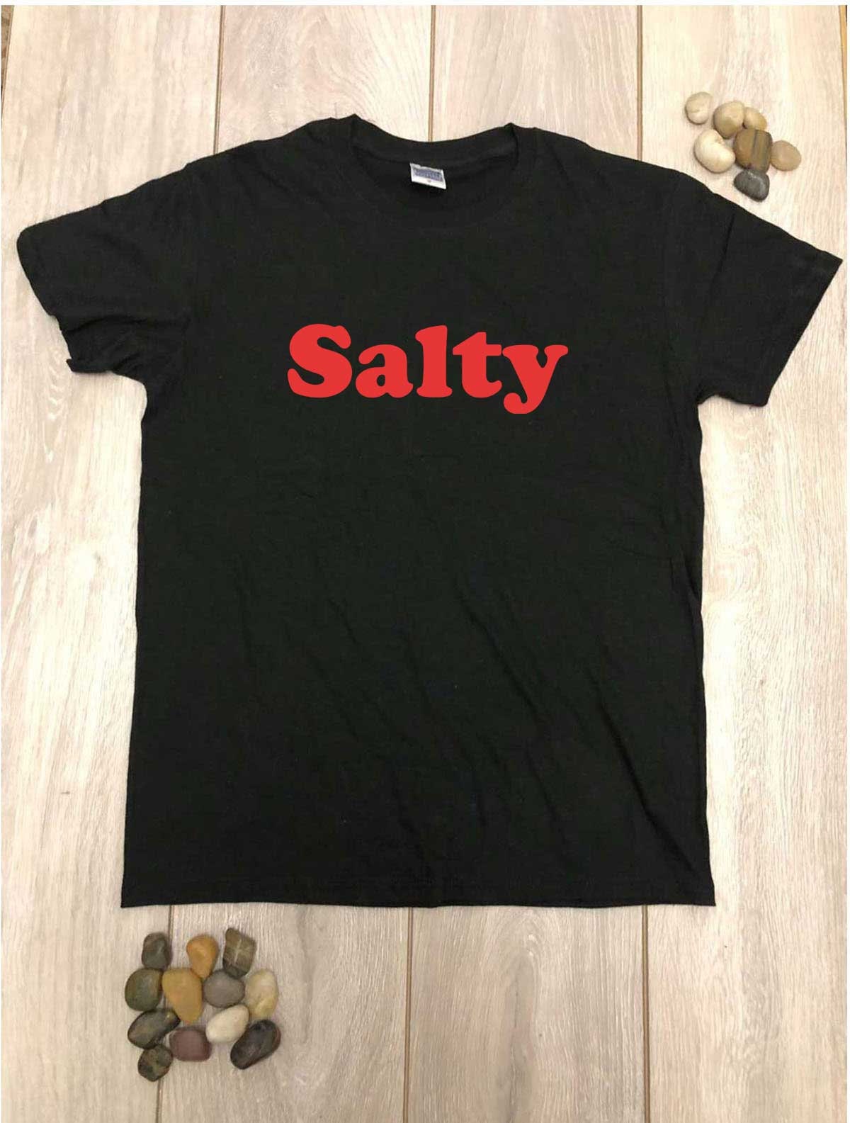 Salty Womens Ladies Funny T shirt T-shirt Tshirt Tee Shirt Birthday Christmas Gift Top Slogan Swimming Sea