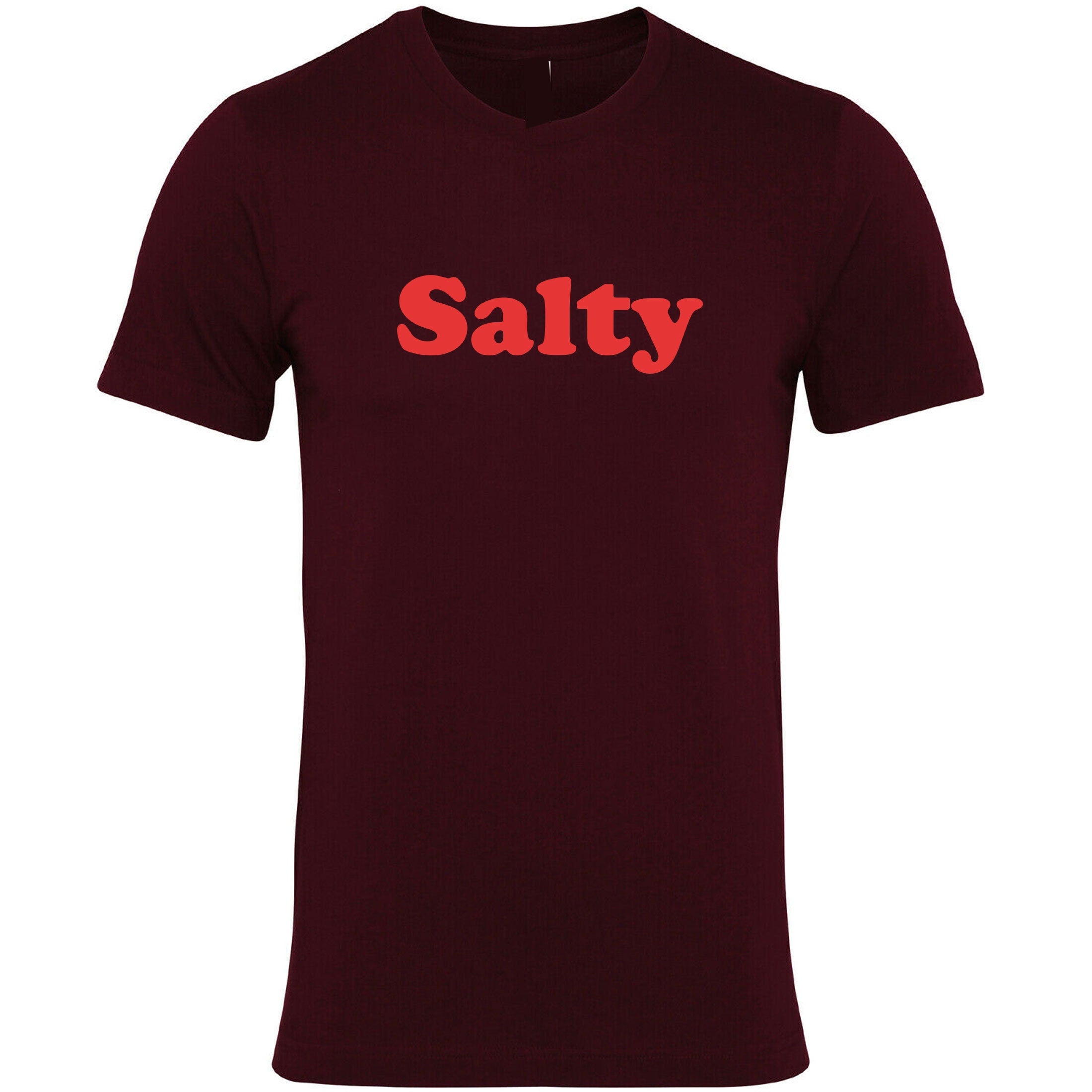 Salty Womens Ladies Funny T shirt T-shirt Tshirt Tee Shirt Birthday Christmas Gift Top Slogan Swimming Sea