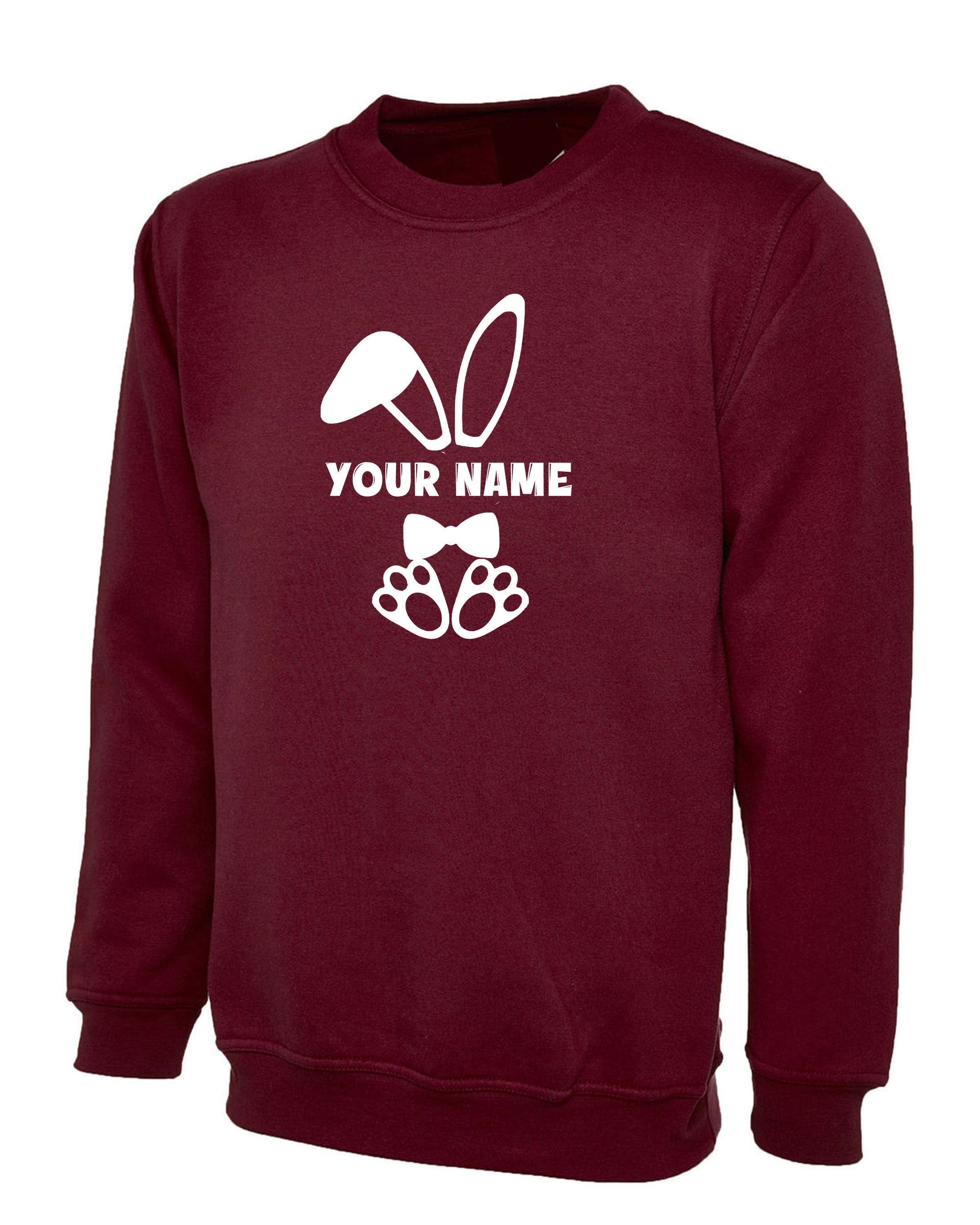 Personalized Bunny Easter Sweatshirt