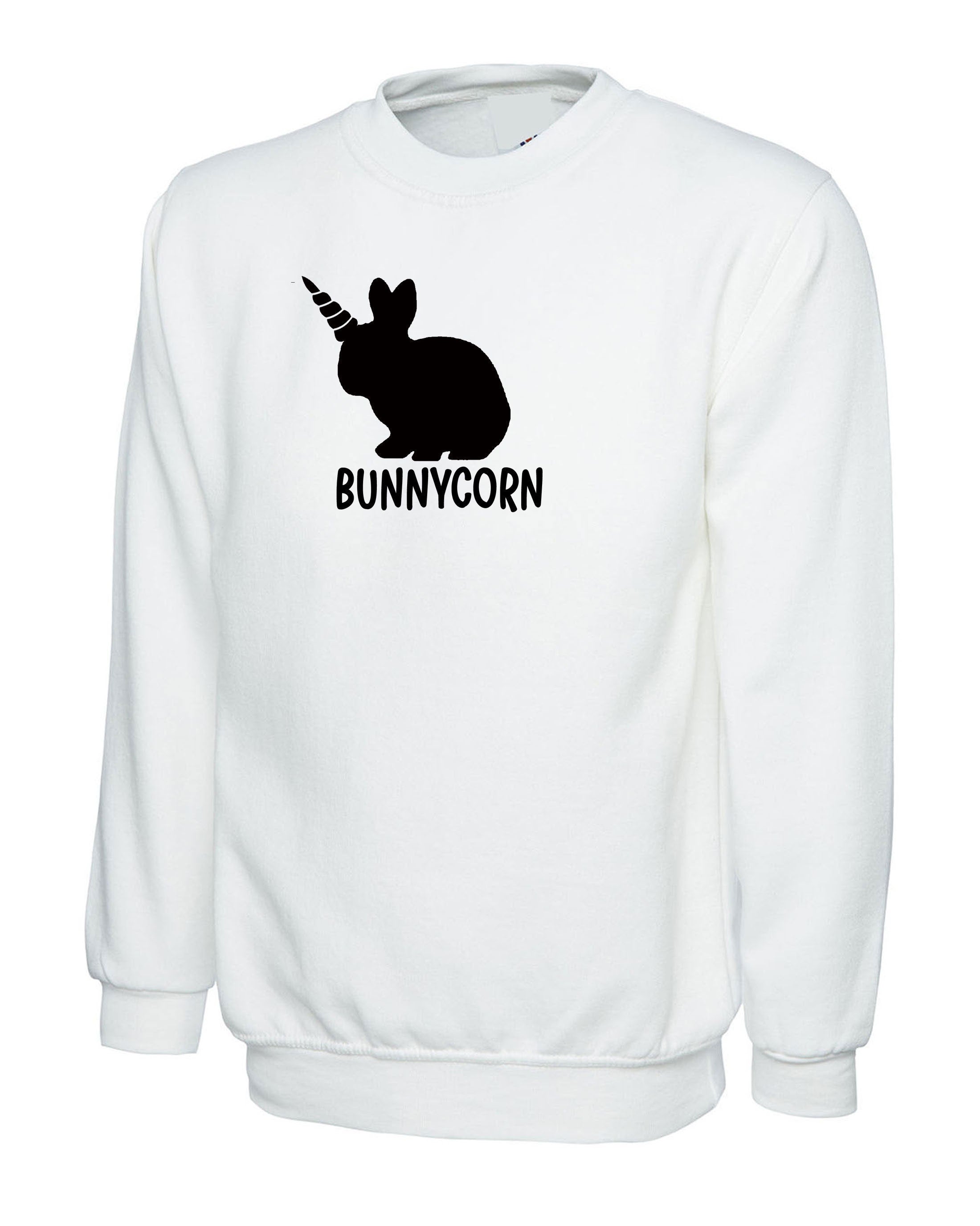 Bunnycorn Sweatshirt Jumper Sweater Shirt UNISEX Funny Unicorn Ladies Womens Gift Easter Bunny Unicorn Easter Gift Hare Rabbit Egg