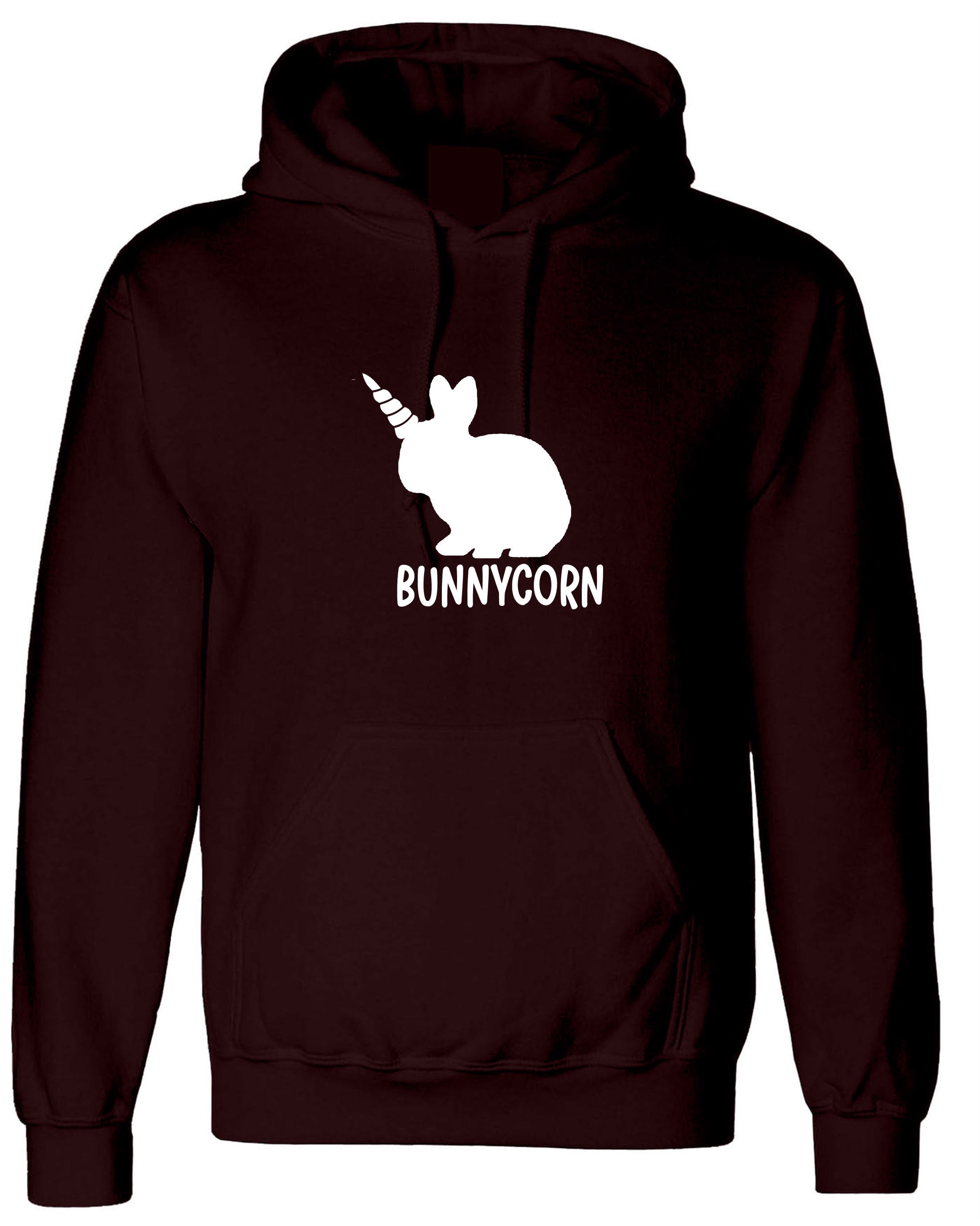 Bunnycorn Hoodie Hoody Hood Hooded UNISEX Funny Unicorn Ladies Womens Gift Easter Bunny Unicorn Easter Gift Hare Rabbit Egg