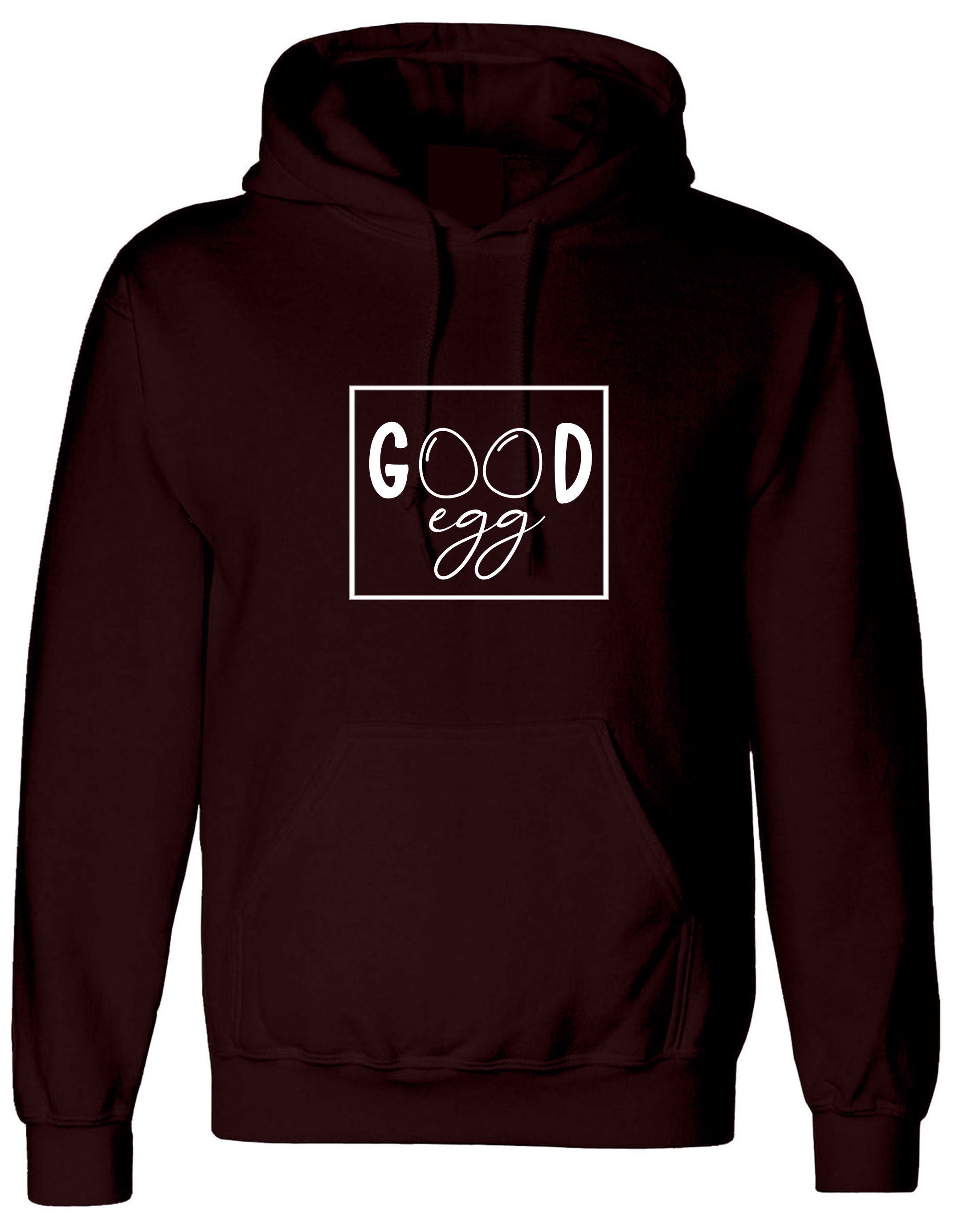 Good Egg Easter Funny Hoodie Hoody Hood Hooded Unisex Easter Joke Funny Egg Hunt Gift Bunny Hare Egg Rabbit Womens Ladies Mens