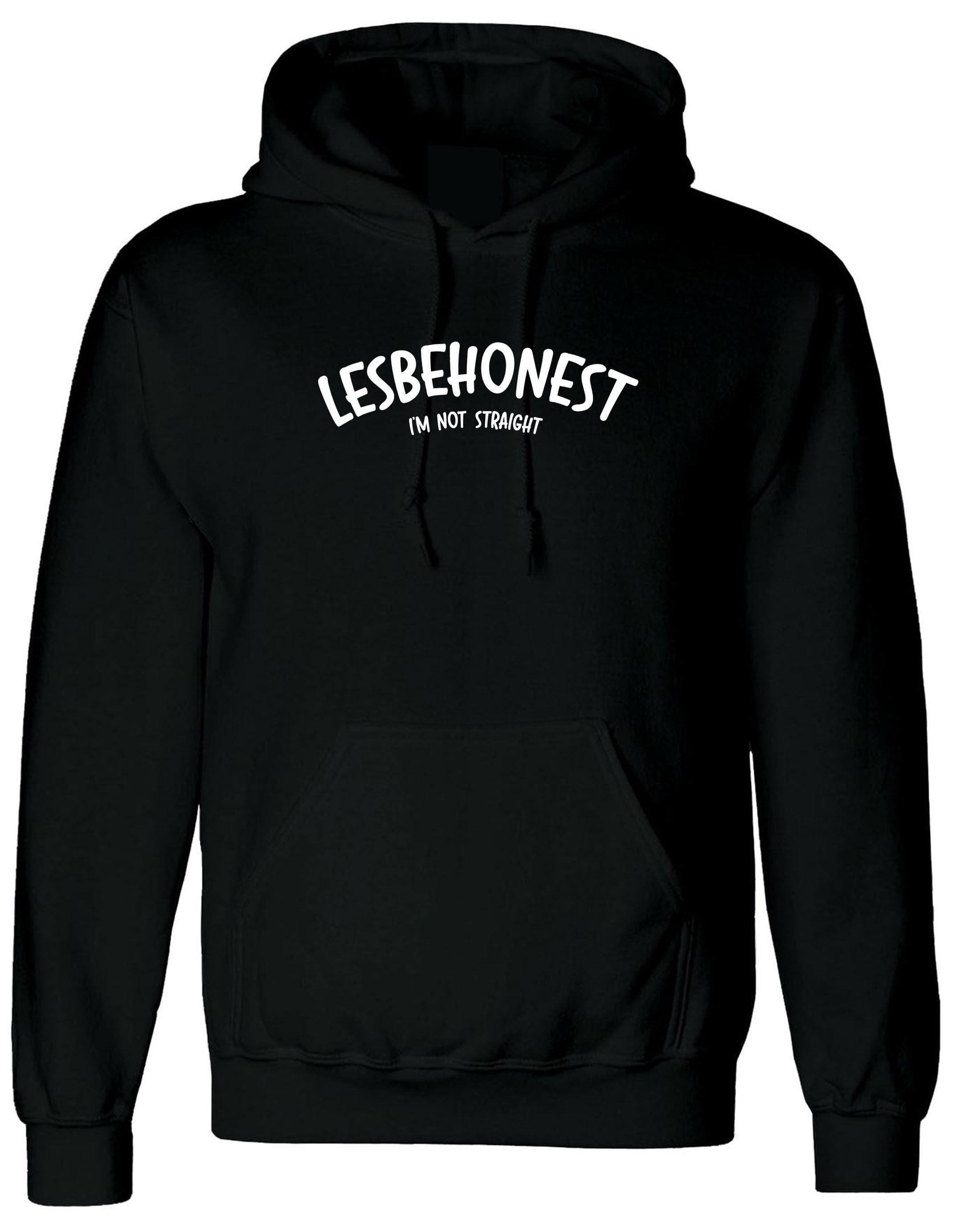 Lesbehonest Lesbian Let's be honest Proud Trans Lives Matter Hoodie Hoody Hood Hooded Ladies Womens Top Funny