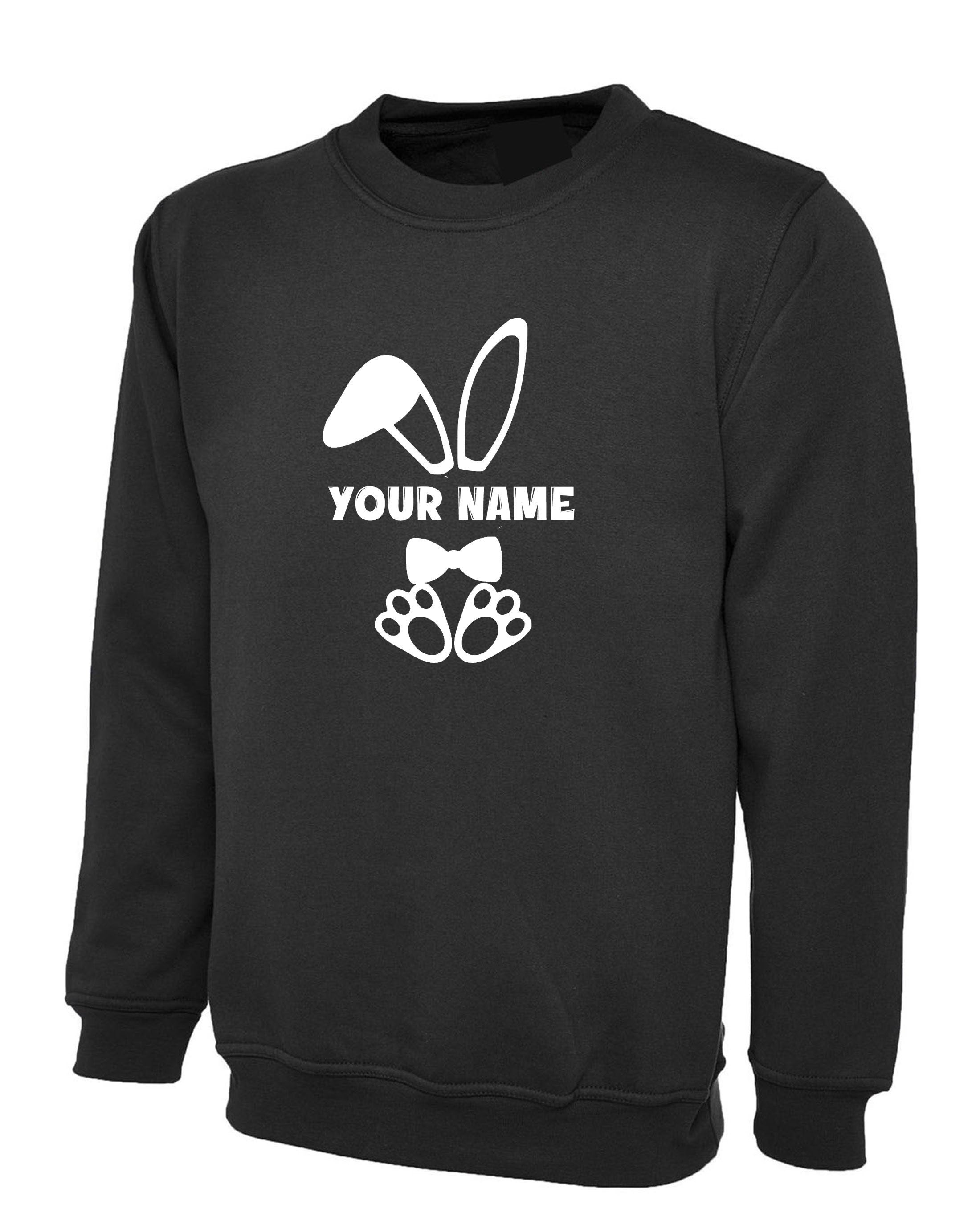 Personalized Bunny Easter Sweatshirt