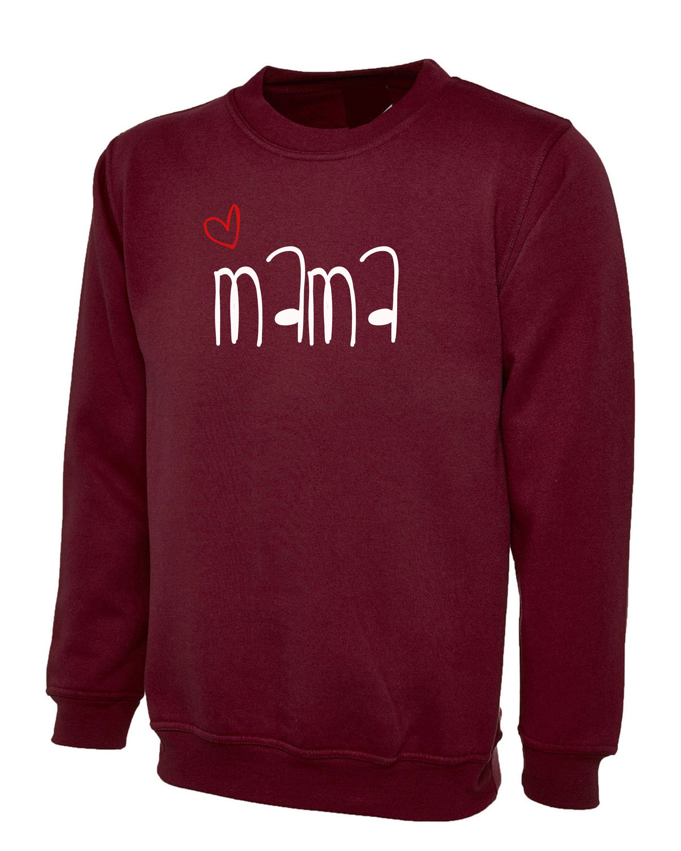 Mama Sweatshirt Jumper Sweater shirt Mother's Day Gift Mom Mommy Mummy Birthday Present Gift Xmas Christmas Best Mom Ever Funny Top