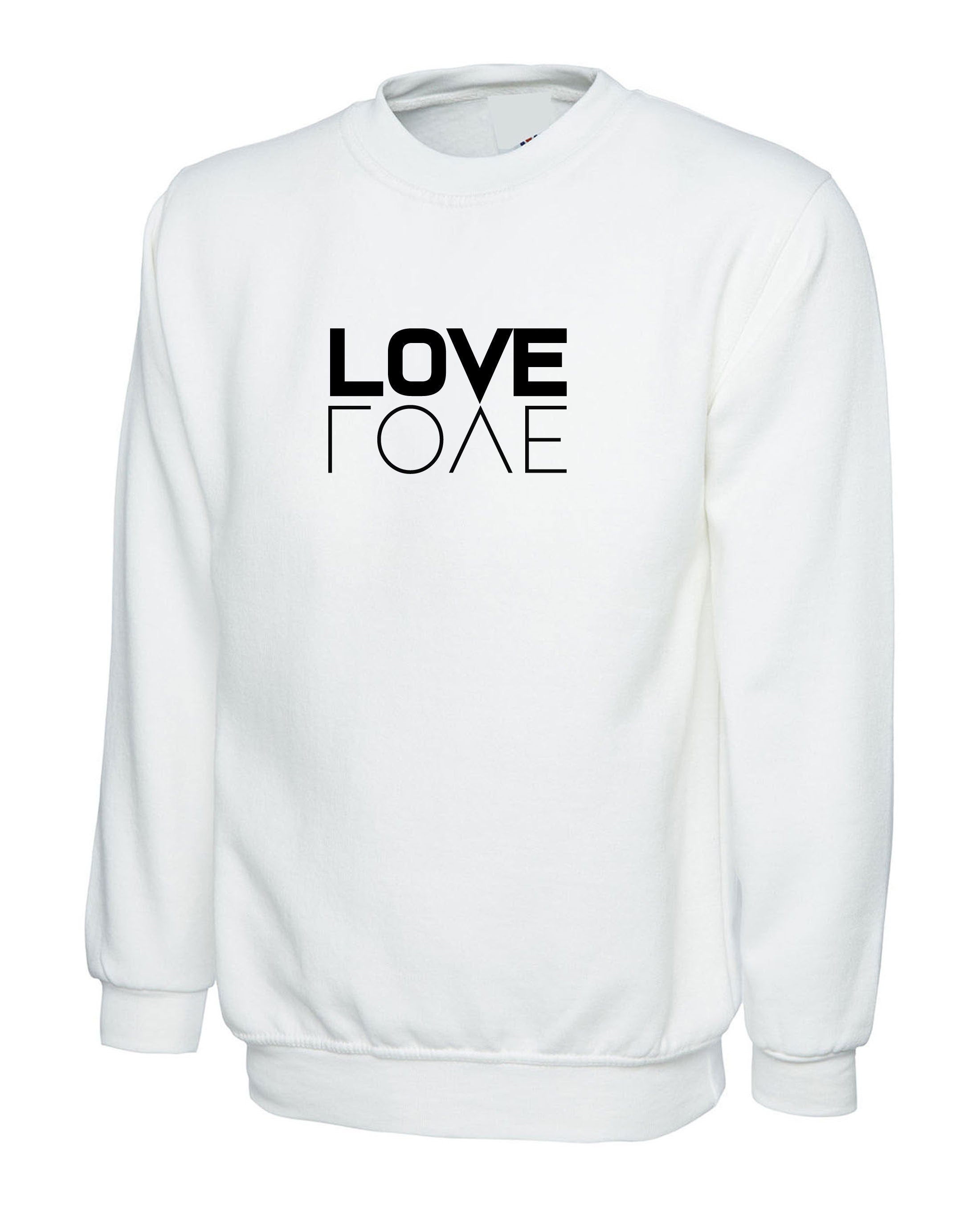 LOVE Sweatshirt Jumper Sweater Shirt Fashion Unisex Tumblr Hipster Cool Funny Slogan Xmas Gift Valentine's day Gift Present