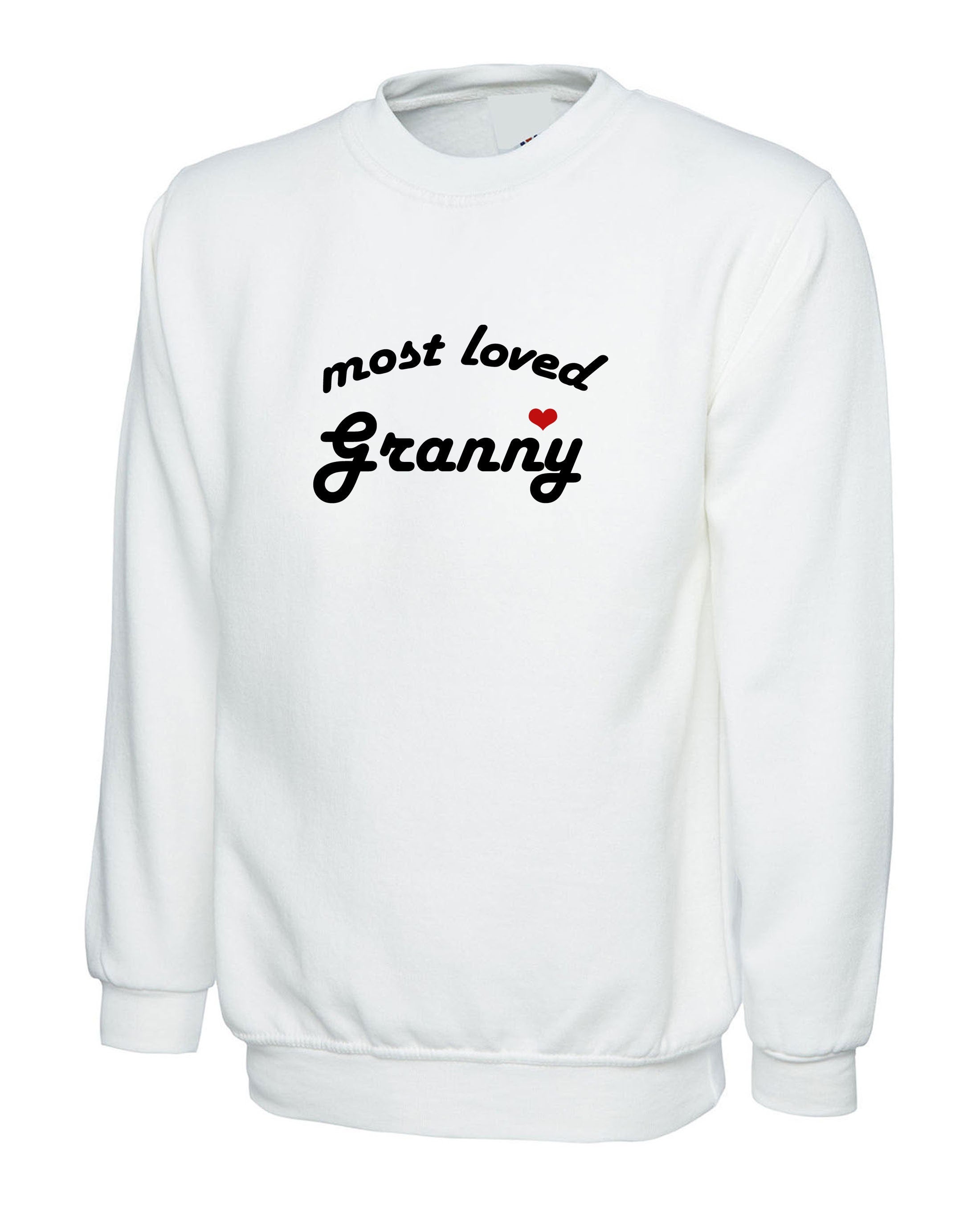 Most Loved Granny Sweatshirt Jumper Sweater Shirt Gift for Grandmother Birthday Xmas Anniversary Cute Gift anniversary GrandMother Funny