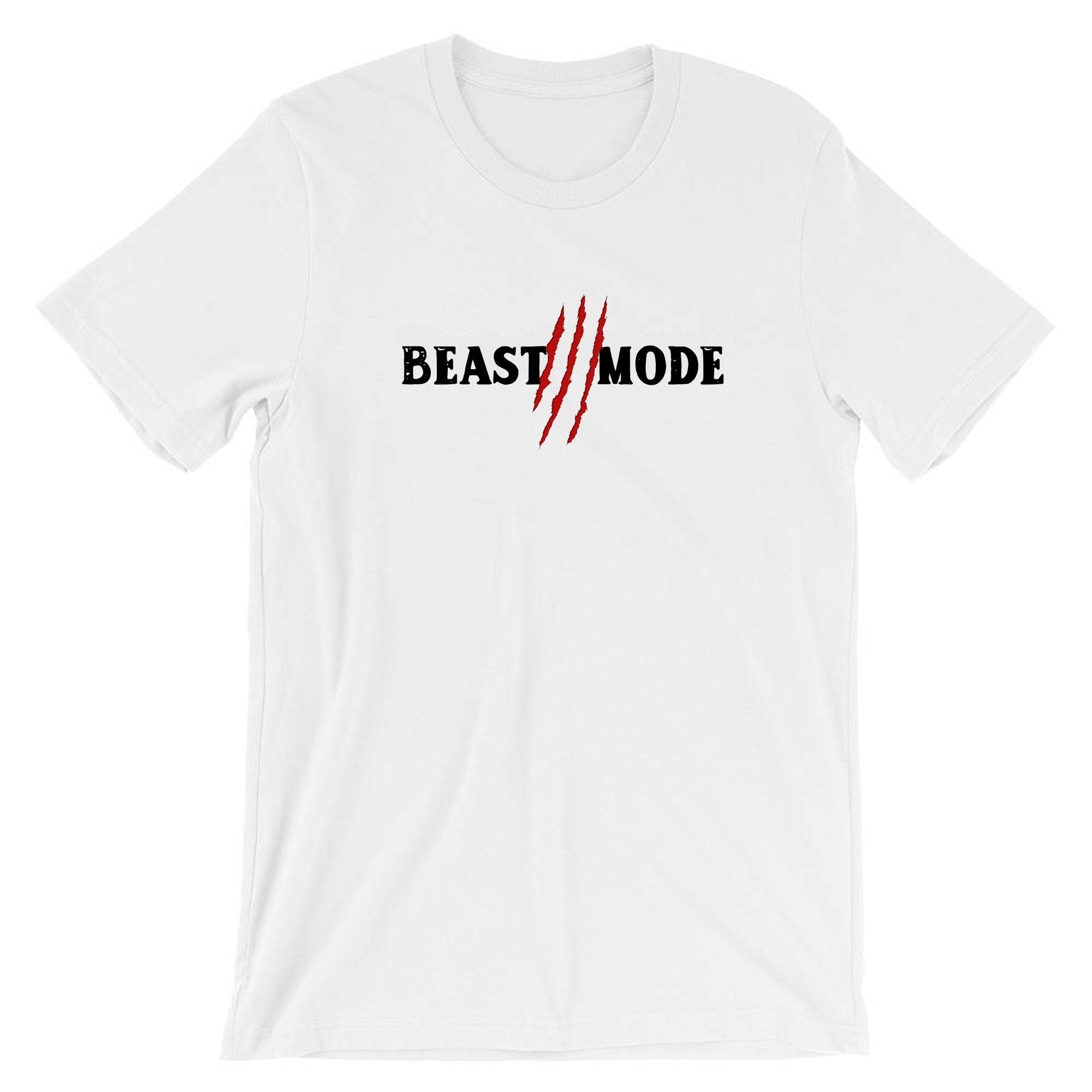 Beast Mode T-shirt Tshirt T shirt Tee Shirt Gym Workout NMA Exercise Mens Boxing Gift Unisex Jogging Wrestling Funny Present Birthday Xmas