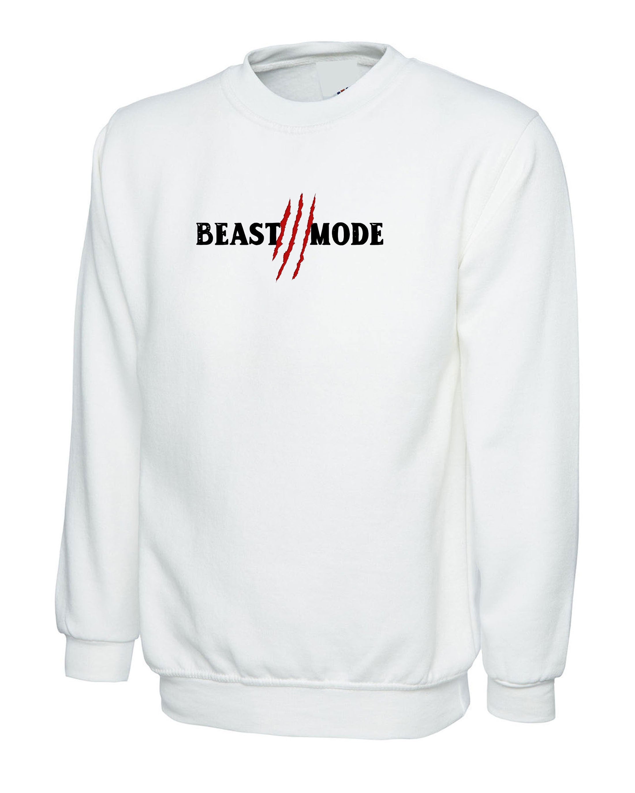 Beast Mode Sweatshirt Jumper Sweater Shirt Gym Workout NMA Exercise Mens Boxing Gift Unisex Jogging Wrestling Funny Present Birthday Xmas