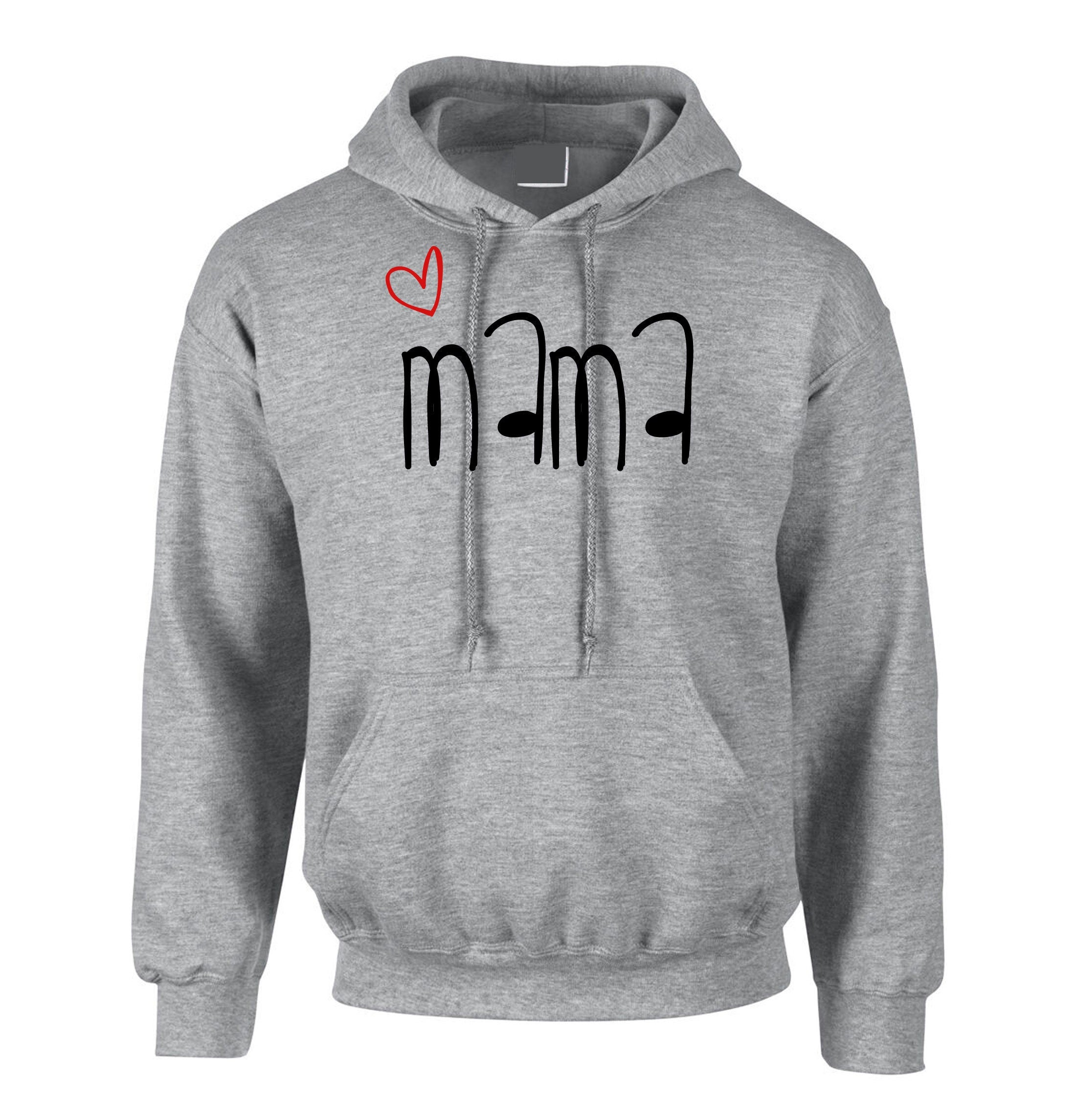 Mama Hoodie Hoody Hood Hooded Mother's Day Gift Mom Mommy Mummy Birthday Present Gift Xmas Christmas Best Mom Ever Funny Top