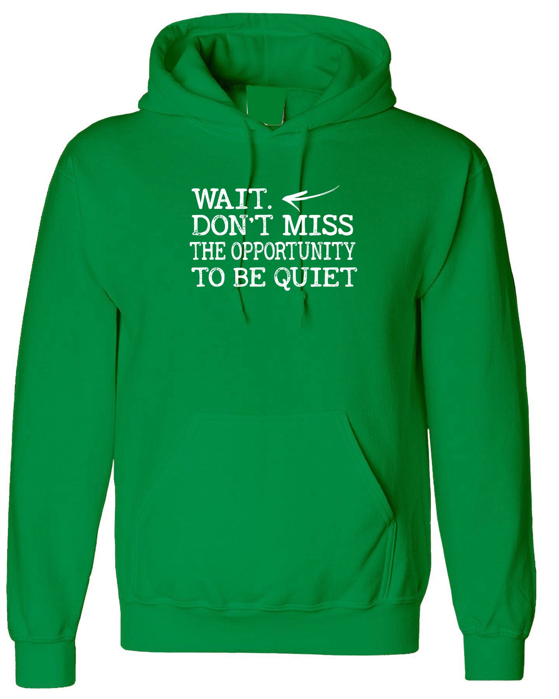 Wait, don't miss the opportunity to be quiet funny Hoodie Hoody Hood Hooded rude sarcastic joke ladies gift unisex womens mens xmas