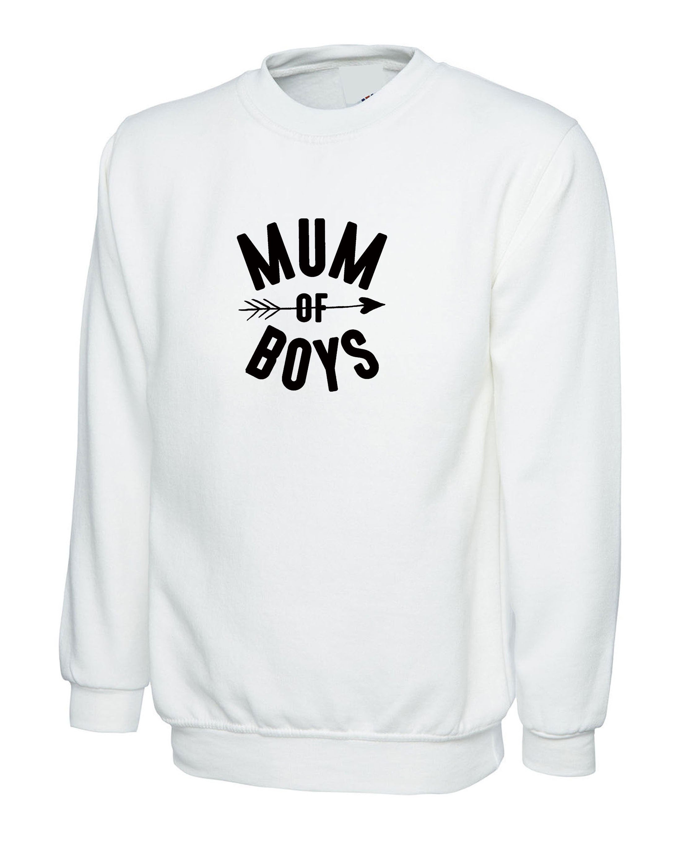 Ladies Mum Of Boys Sweatshirt Jumper Sweater Shirt Womens Sons Mothers Day Son Proud Mummy mama birthday present womens