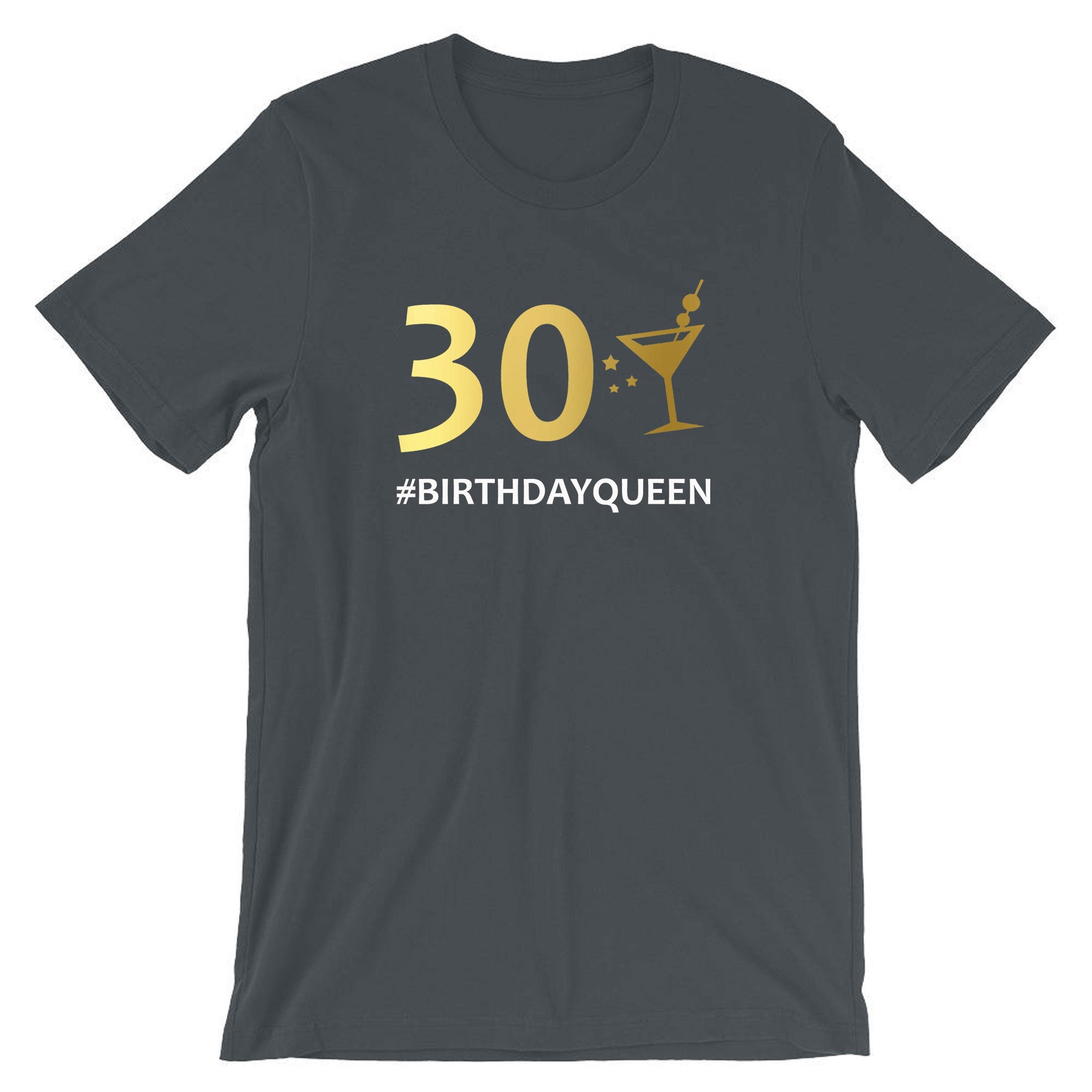 Ladies 30 Birthday Queen T Shirt Tshirt T-shirt Tee Shirt Funny 30th Birthday 1991 Sister Party Gift Top Customised personalized Date