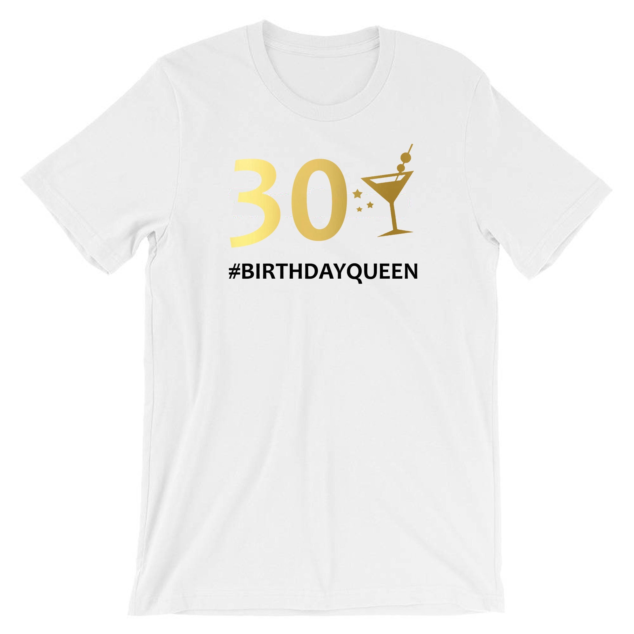 Ladies 30 Birthday Queen T Shirt Tshirt T-shirt Tee Shirt Funny 30th Birthday 1991 Sister Party Gift Top Customised personalized Date