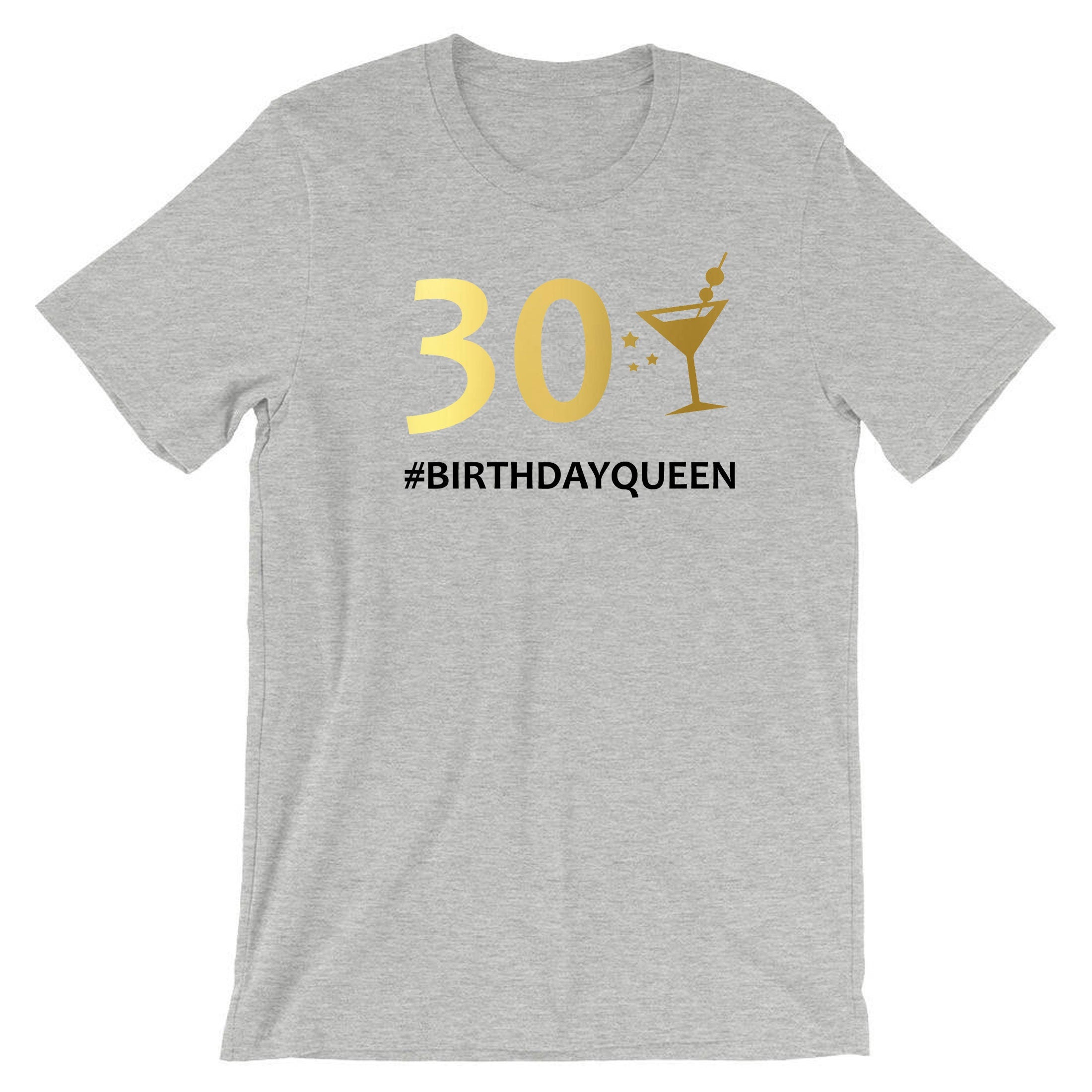 Ladies 30 Birthday Queen T Shirt Tshirt T-shirt Tee Shirt Funny 30th Birthday 1991 Sister Party Gift Top Customised personalized Date