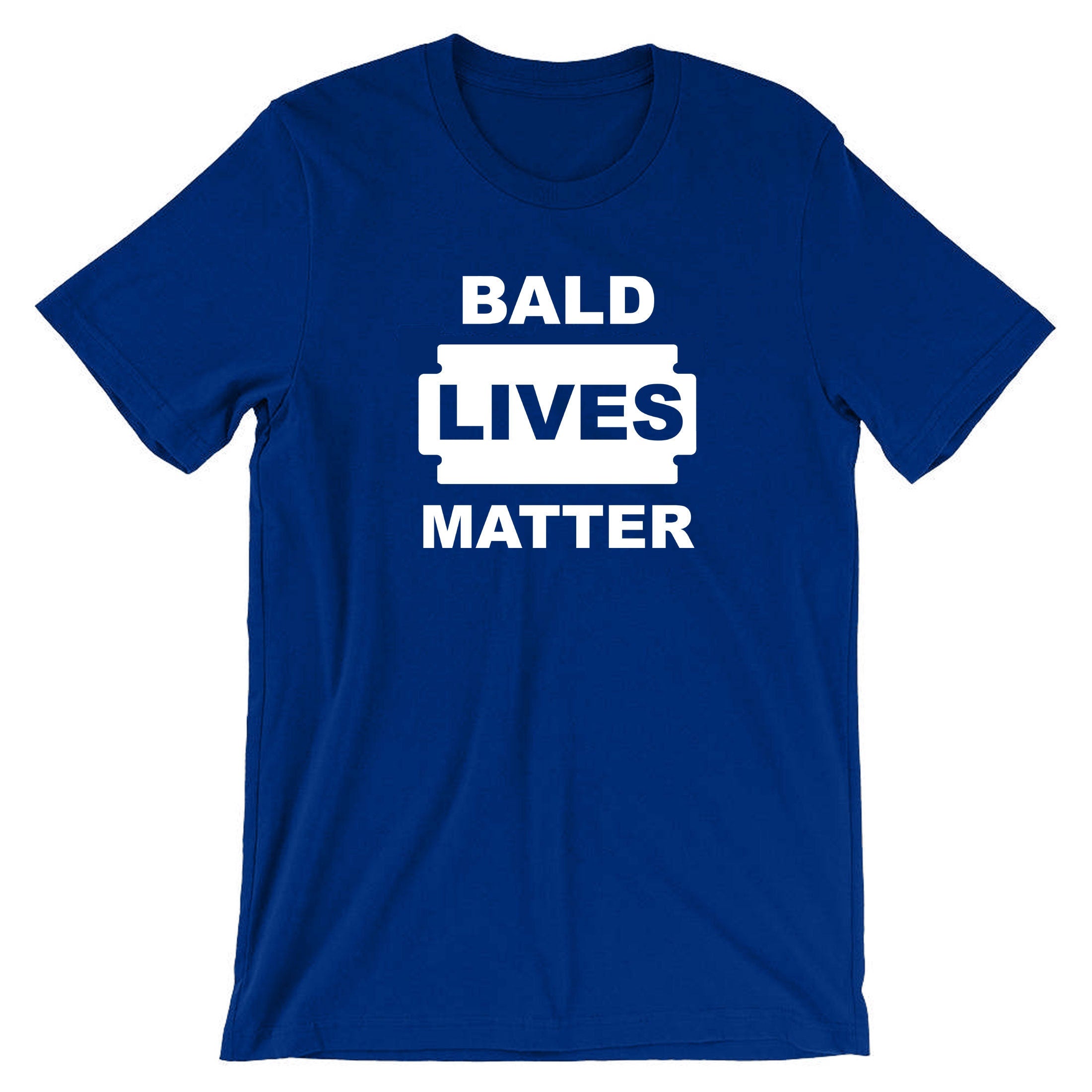 Bald lives Matter Funny Men Tshirt T shirt T-shirt Tee Shirt Gift for Father Uncle Bald Friend Joke Birthday Present Xmas parody