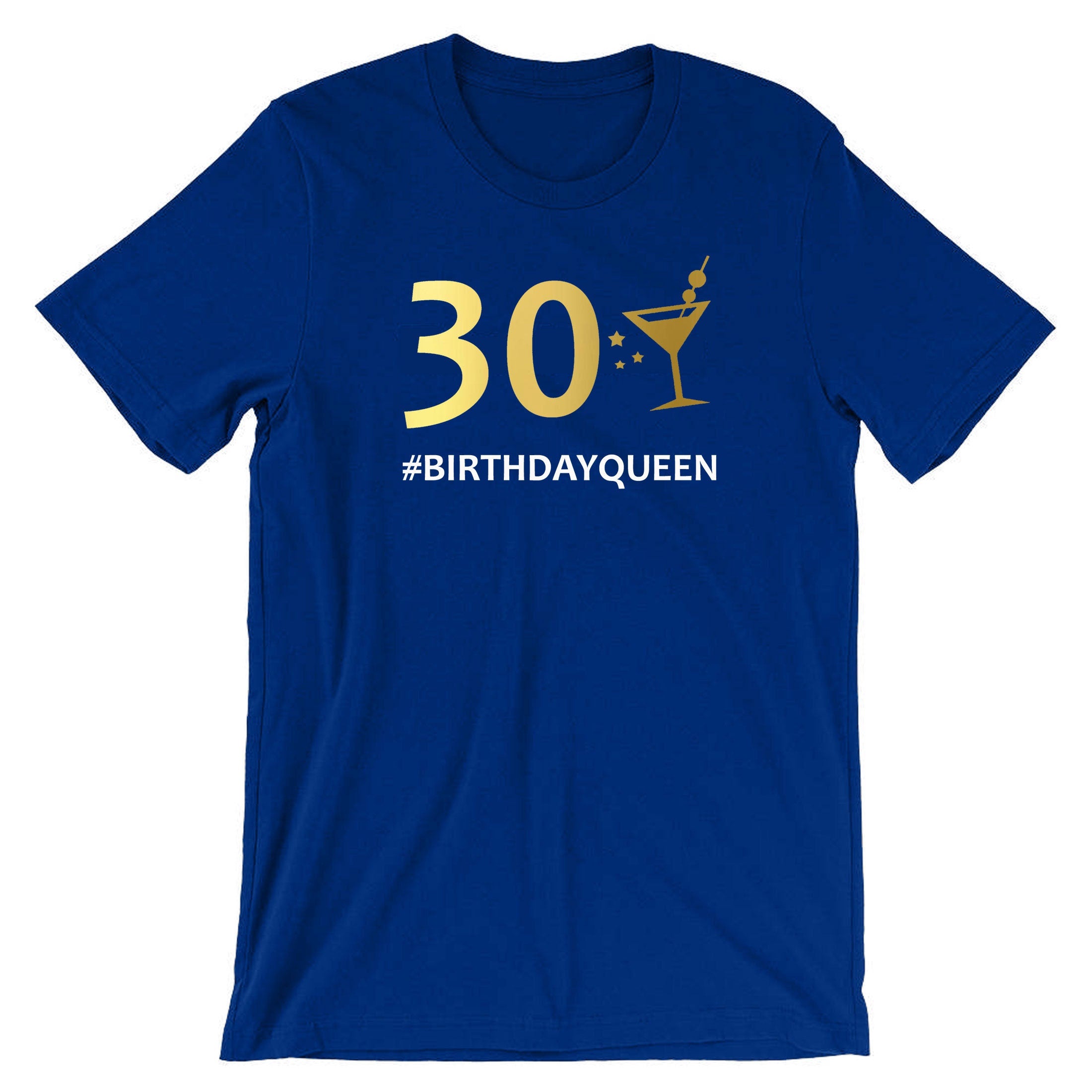 Ladies 30 Birthday Queen T Shirt Tshirt T-shirt Tee Shirt Funny 30th Birthday 1991 Sister Party Gift Top Customised personalized Date