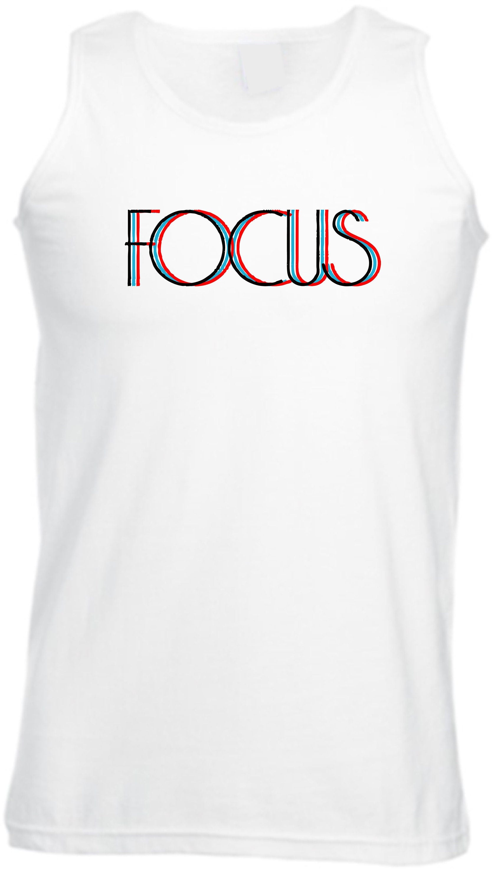 Focus Inspirational Motivational Vest Vests Top Tank Gym Workout Gift men Ladies Unisex Birthday Christmas Present Aim in Life Focus Top