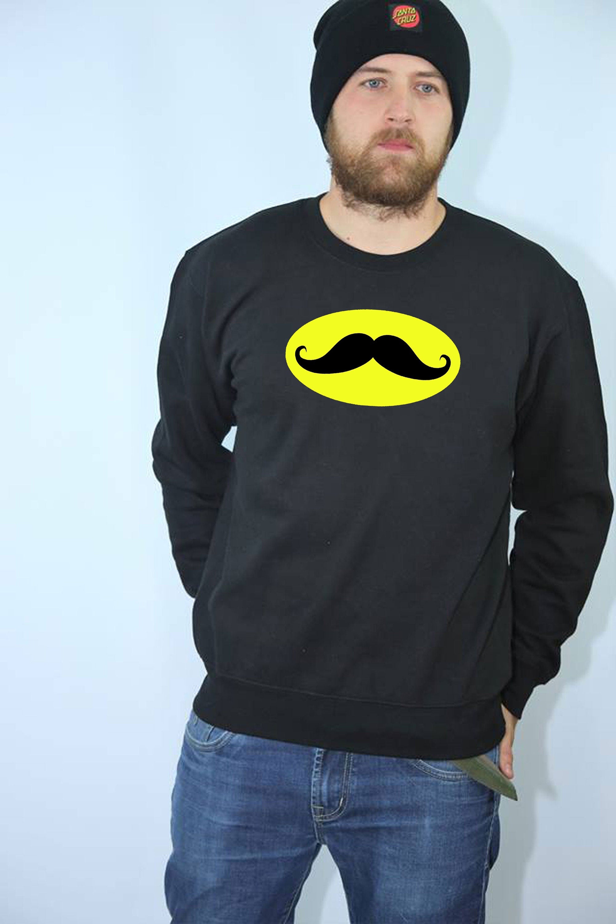 Movember Sweatshirt Jumper Sweater Shirt Let It Grow Men Moustache Top Gift Birthday November Beard Birthday Xmas Gift Top Trending