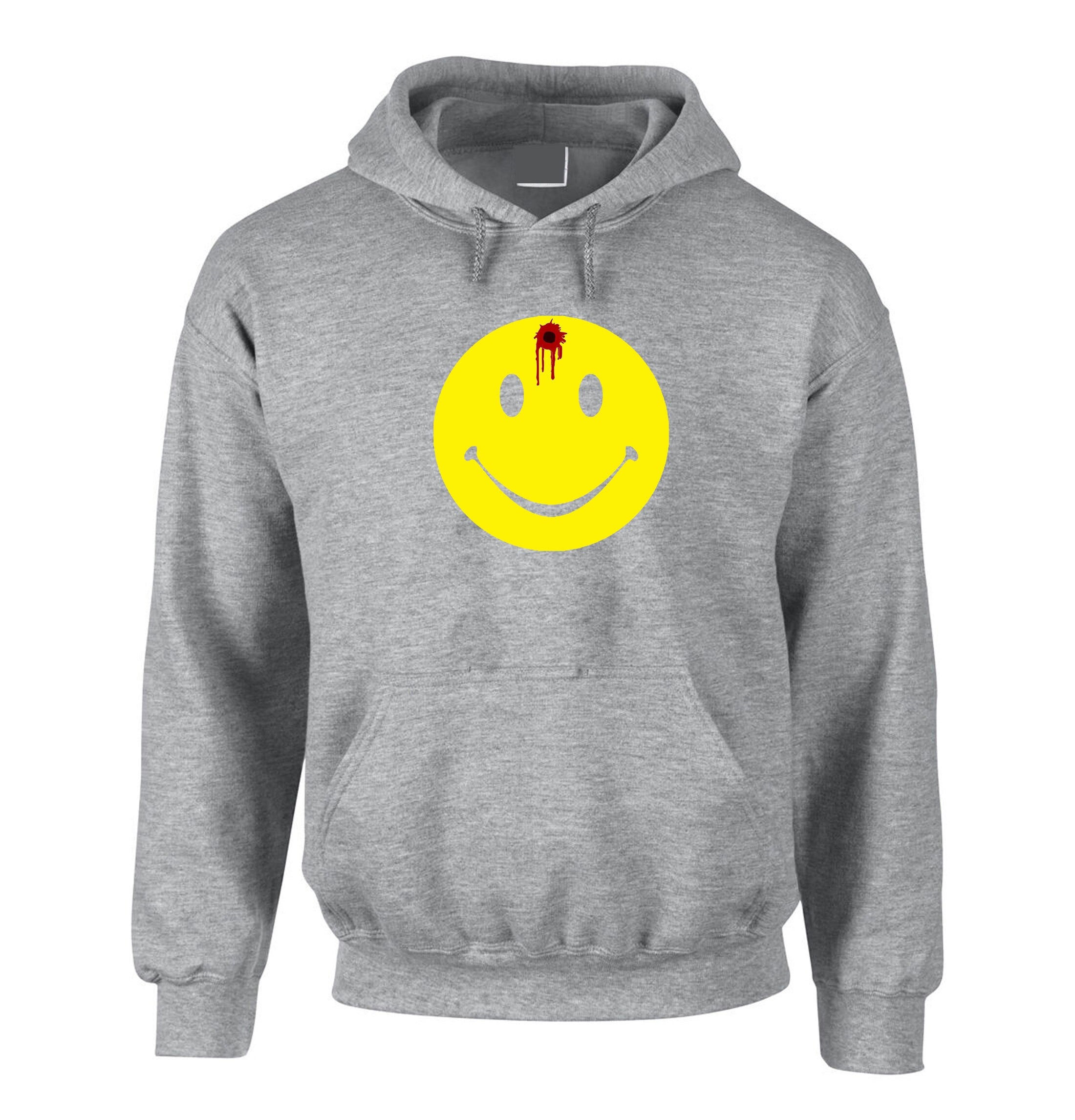 Smile Face Bullet Sarcastic Graphic Gift Idea Cool Adult Emoticon Emoji Shirts Hoodie Hoody Hood Hooded Xmas Birthday Gift