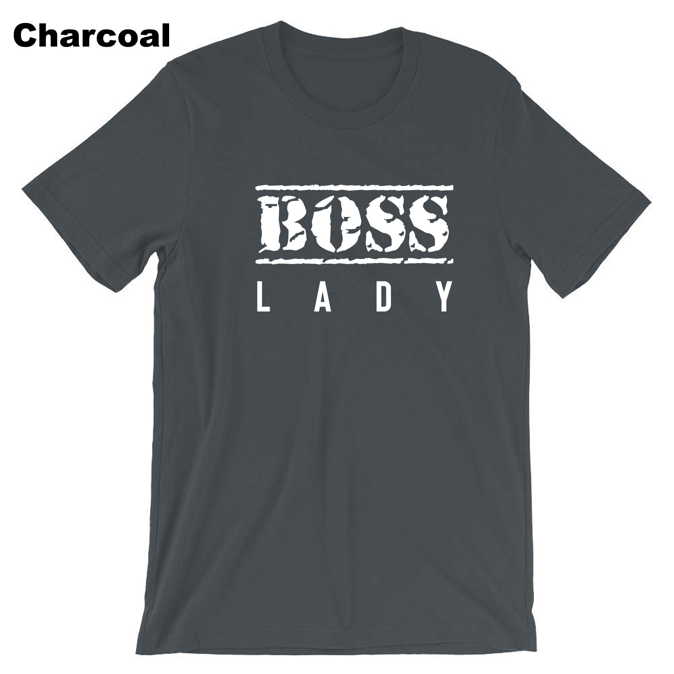 BOSS LADY T-shirt T shirt Tshirt Tee Shirt New Womens Ladies Funny Married Gift for Wife Fiancee Girlfriend Birthday Top Christmas Joke