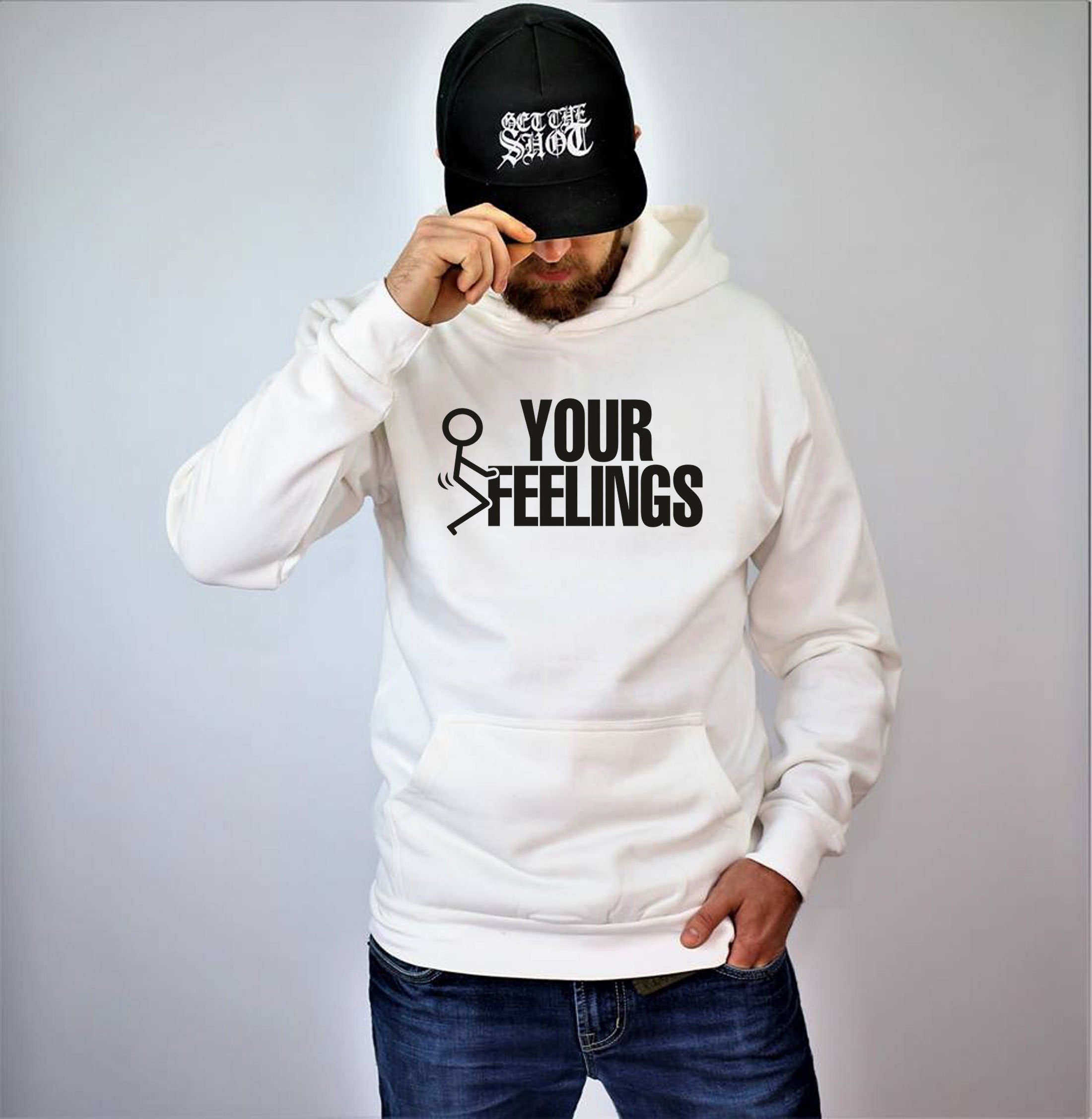 F**K Your Feelings Hoodie Hoody Hood Hooded Rude Sarcastic gift for Friend Birthday Valnetines Top Unisex Men Top Ladies Humor Adult