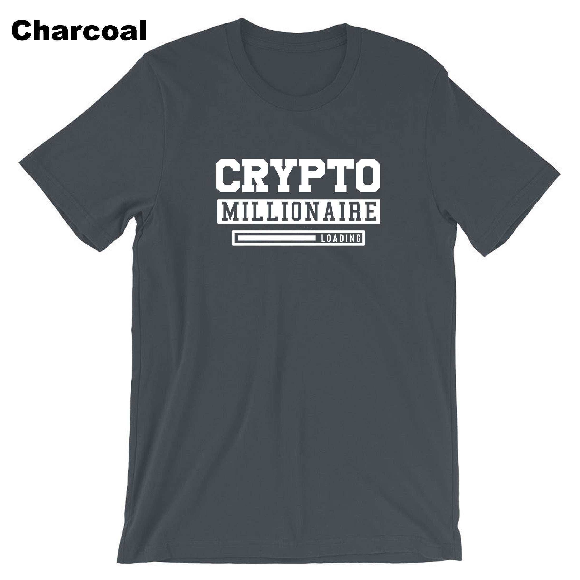 Funny Crypto Millionaire T-shirt Tshirt T shirt Tee Shirt Millionaire Any Day now Cryotp currency Trading gift mining Top Unisex Joke