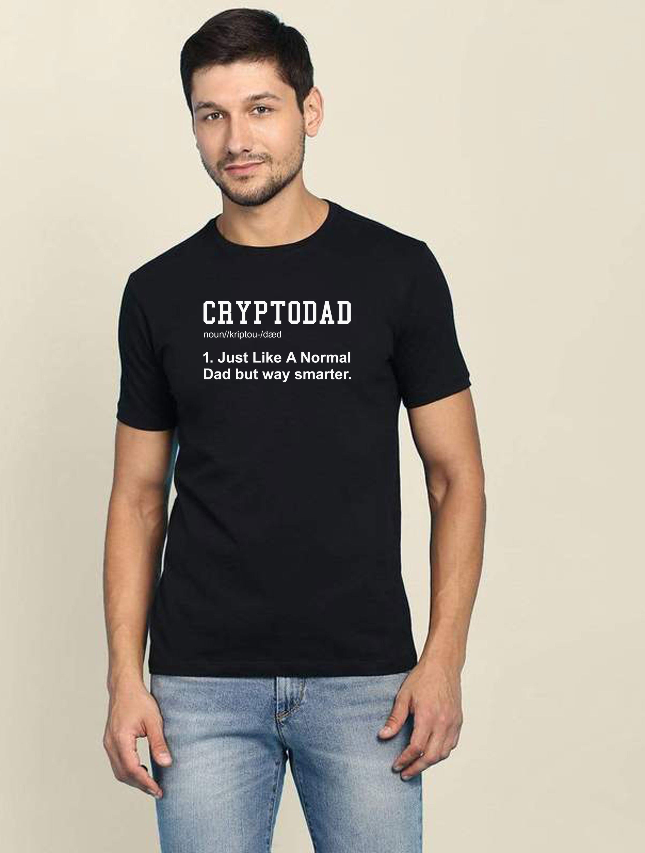 Crypto Dad Like a Normal Dad Shirt, Funny Bitcoin Coin Miner, Crypto T-shirt Tshirt T shirt Tee Shirt Cryptopdad Shirt Bitcoin Trader NFT